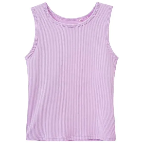 Mädchen Sport-Top mit Rippstruktur