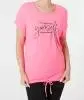 T-Shirt Neonfarbe Janina, Tunnelzug am Saum