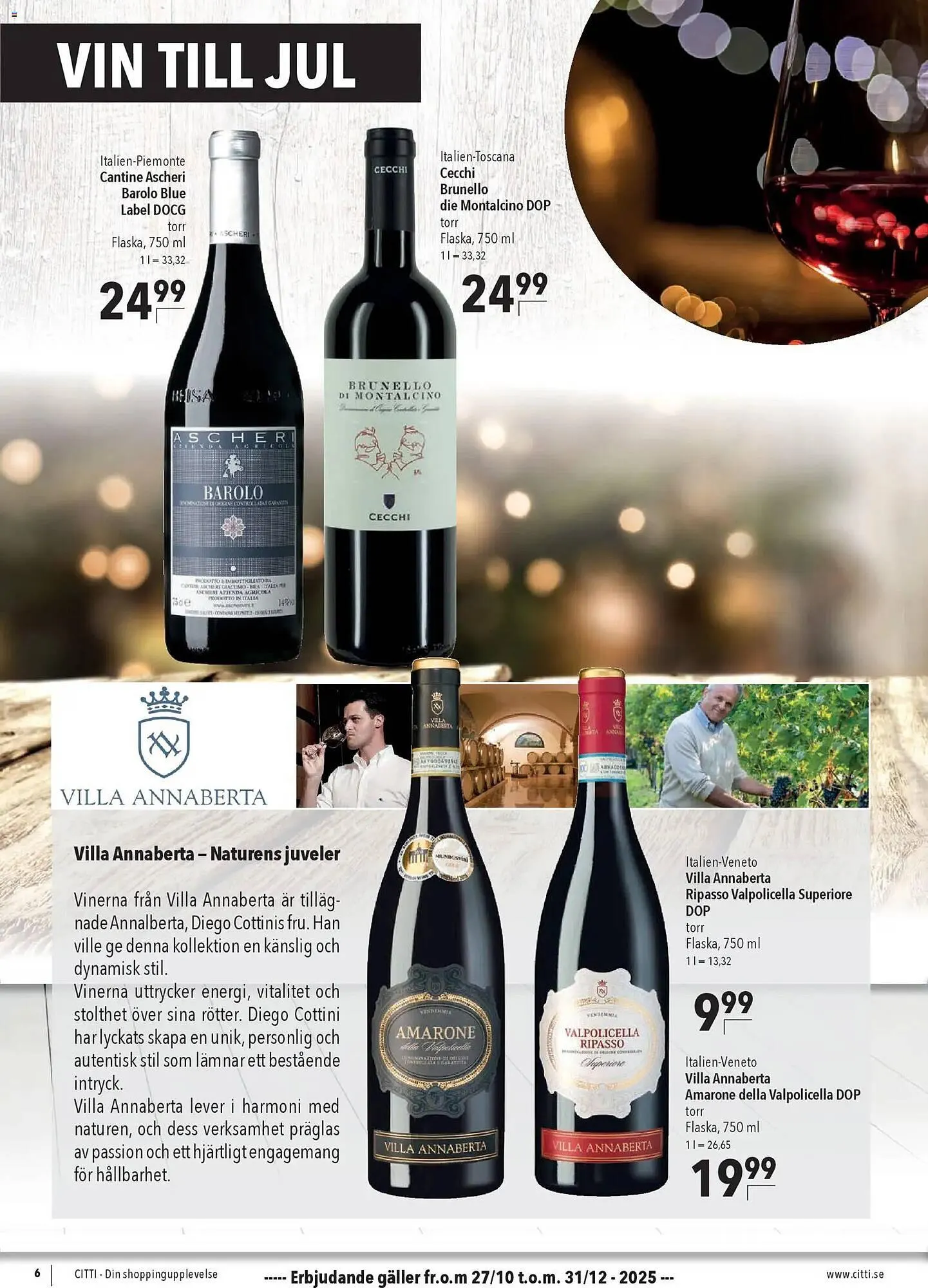 CITTI Markt Prospekt von 27. Oktober bis 31. Dezember 2025 - Prospekt seite 6