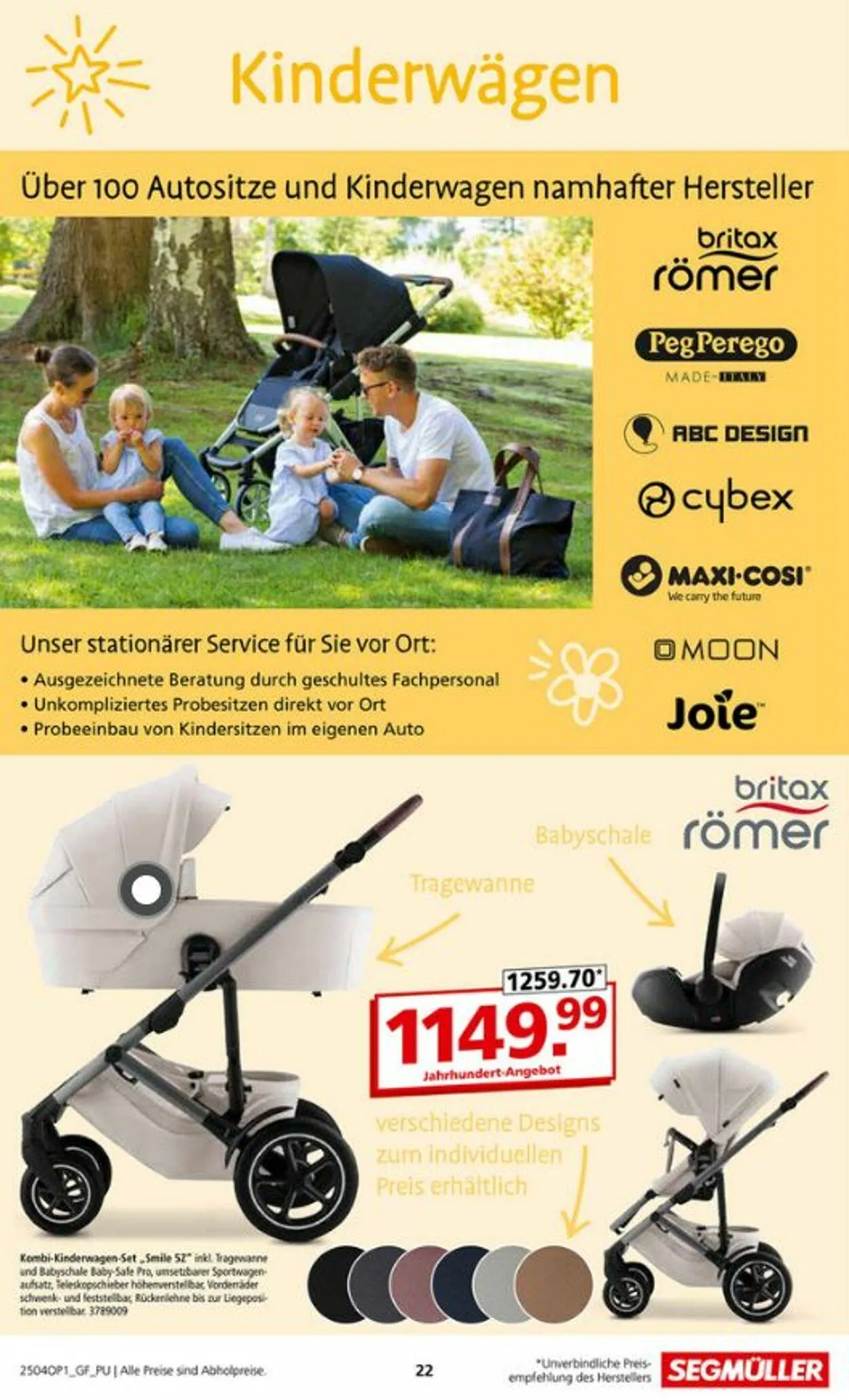 SEGMÜLLER von 29. März bis 28. Juni 2025 - Prospekt seite 22