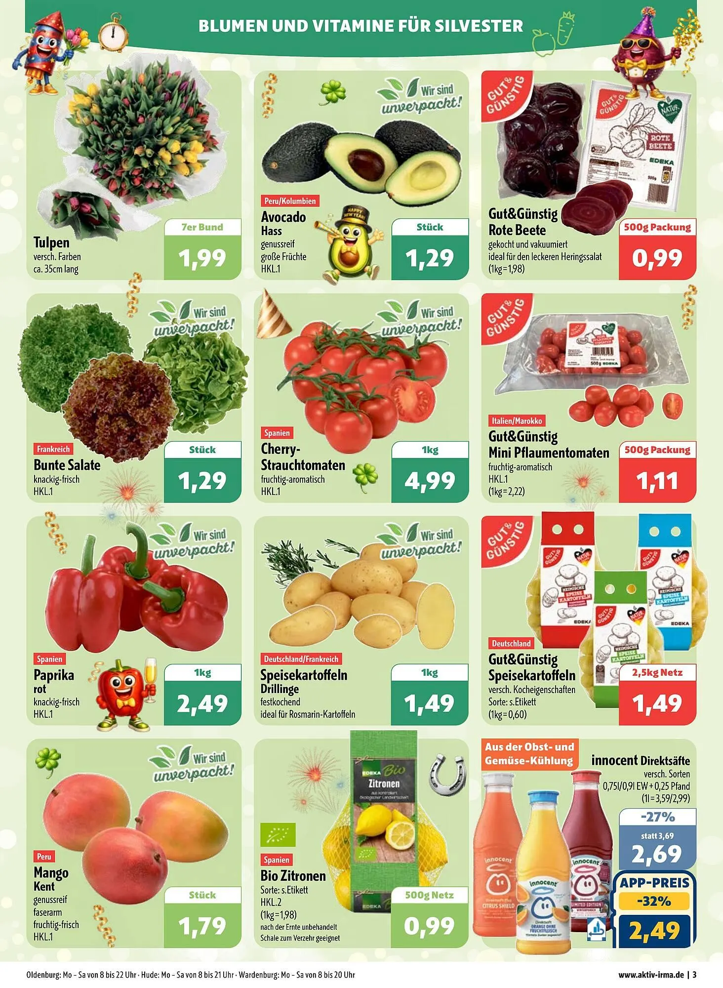 Aktiv Irma Prospekt von 29. Dezember bis 31. Dezember 2025 - Prospekt seite 3