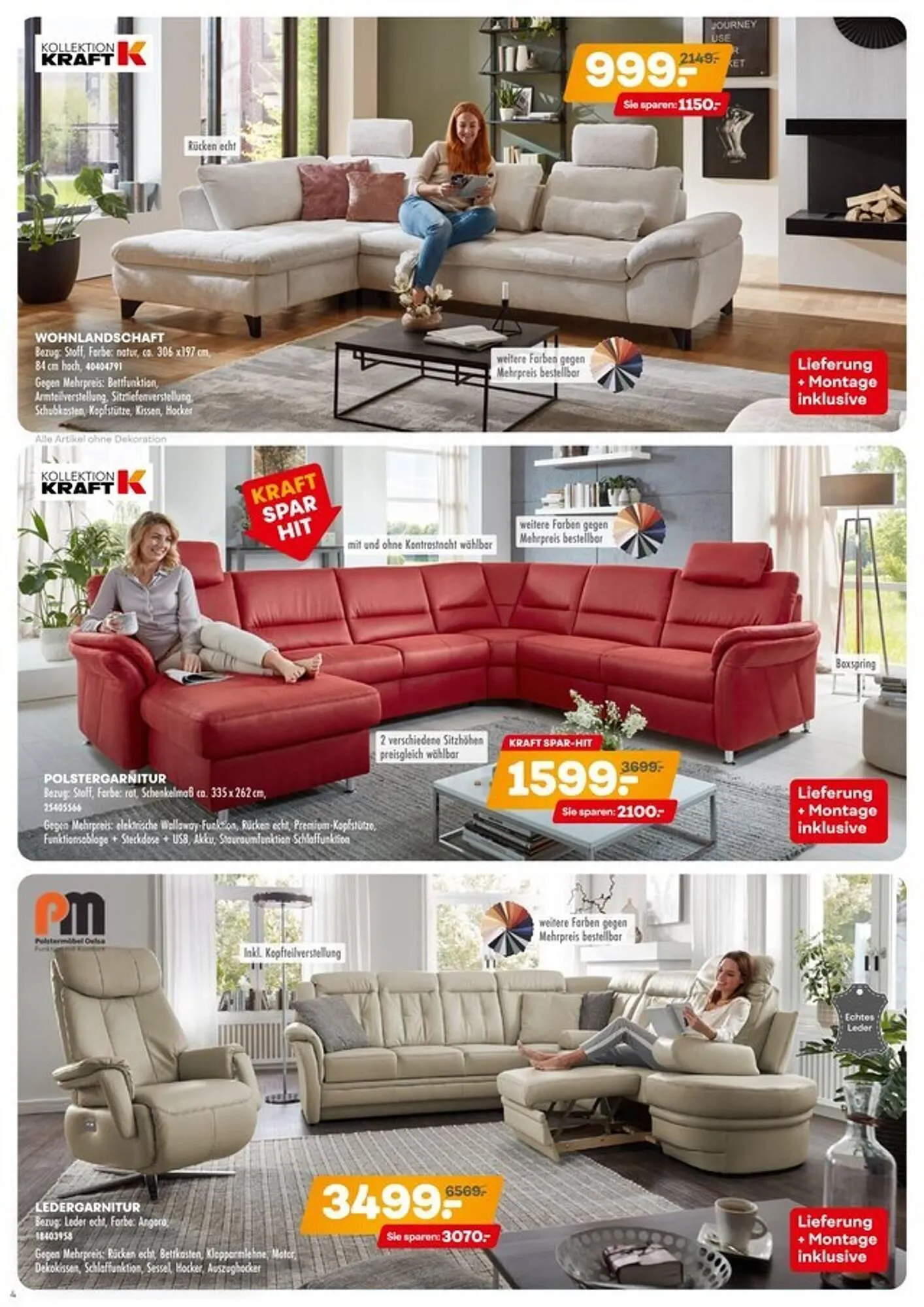 Möbel Kraft Prospekt von 5. März bis 1. April 2025 - Prospekt seite 4
