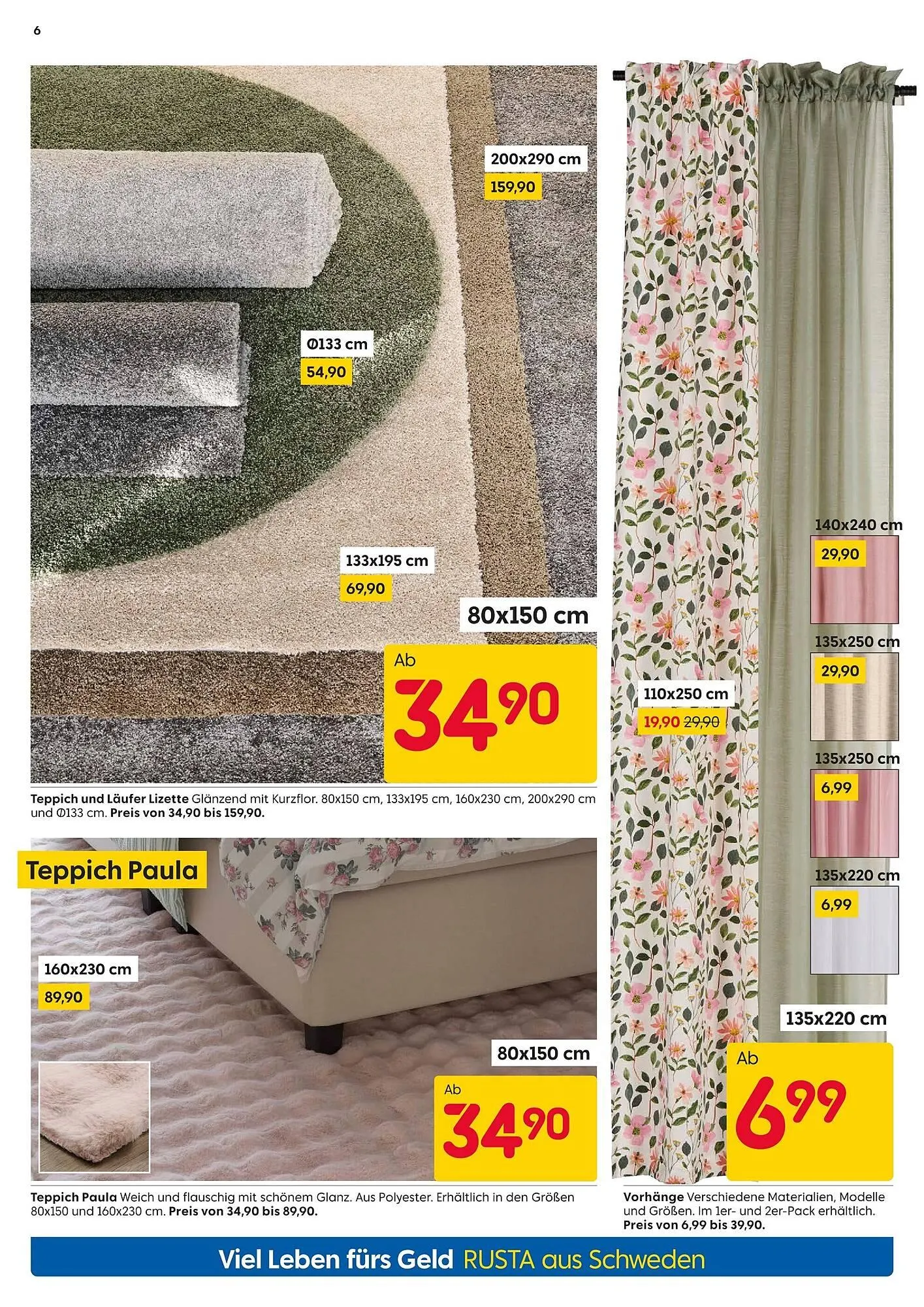 Rusta Prospekt von 31. Januar bis 6. Februar 2026 - Prospekt seite 6