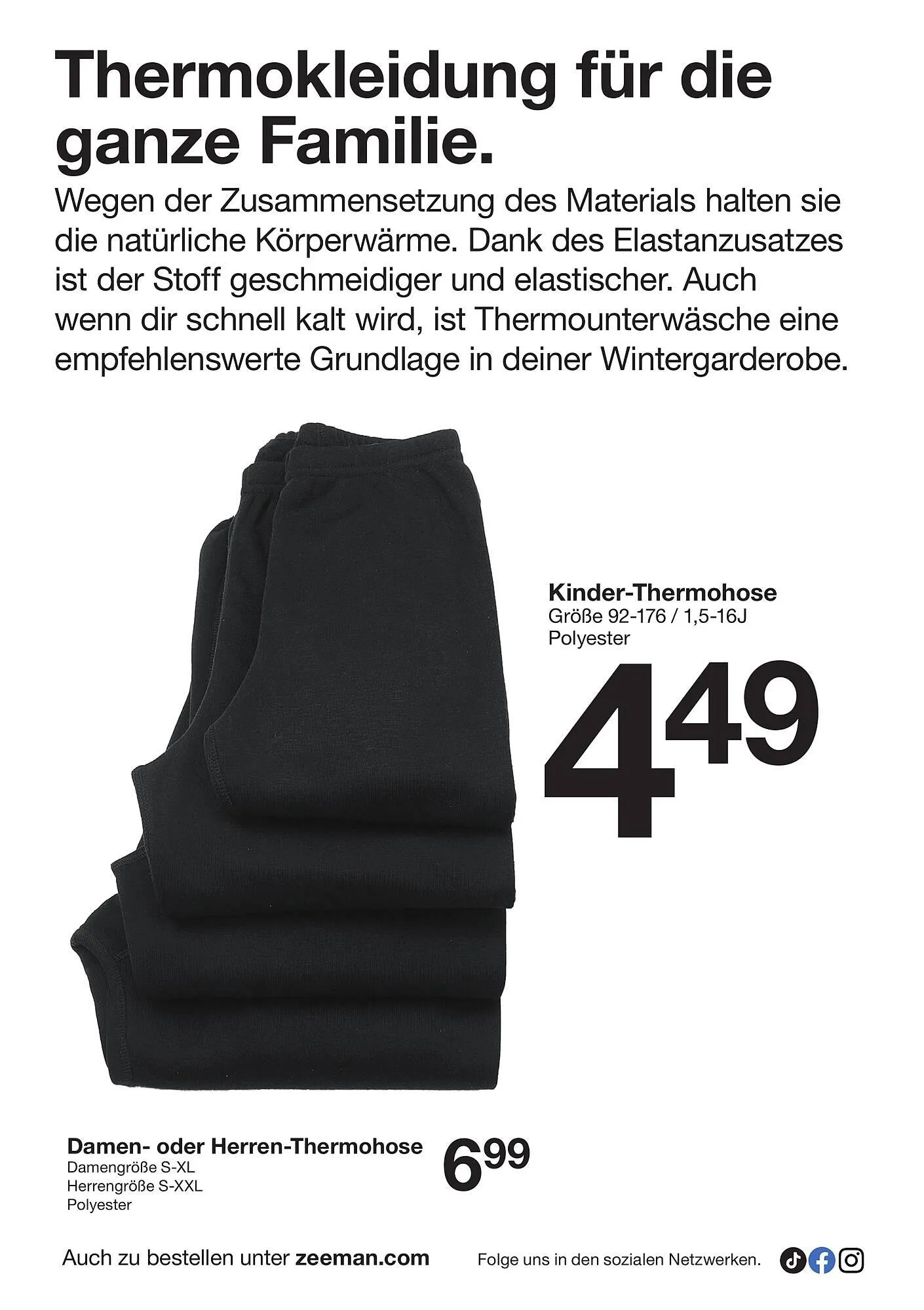 Zeeman Prospekt von 25. Oktober bis 7. November 2025 - Prospekt seite 17