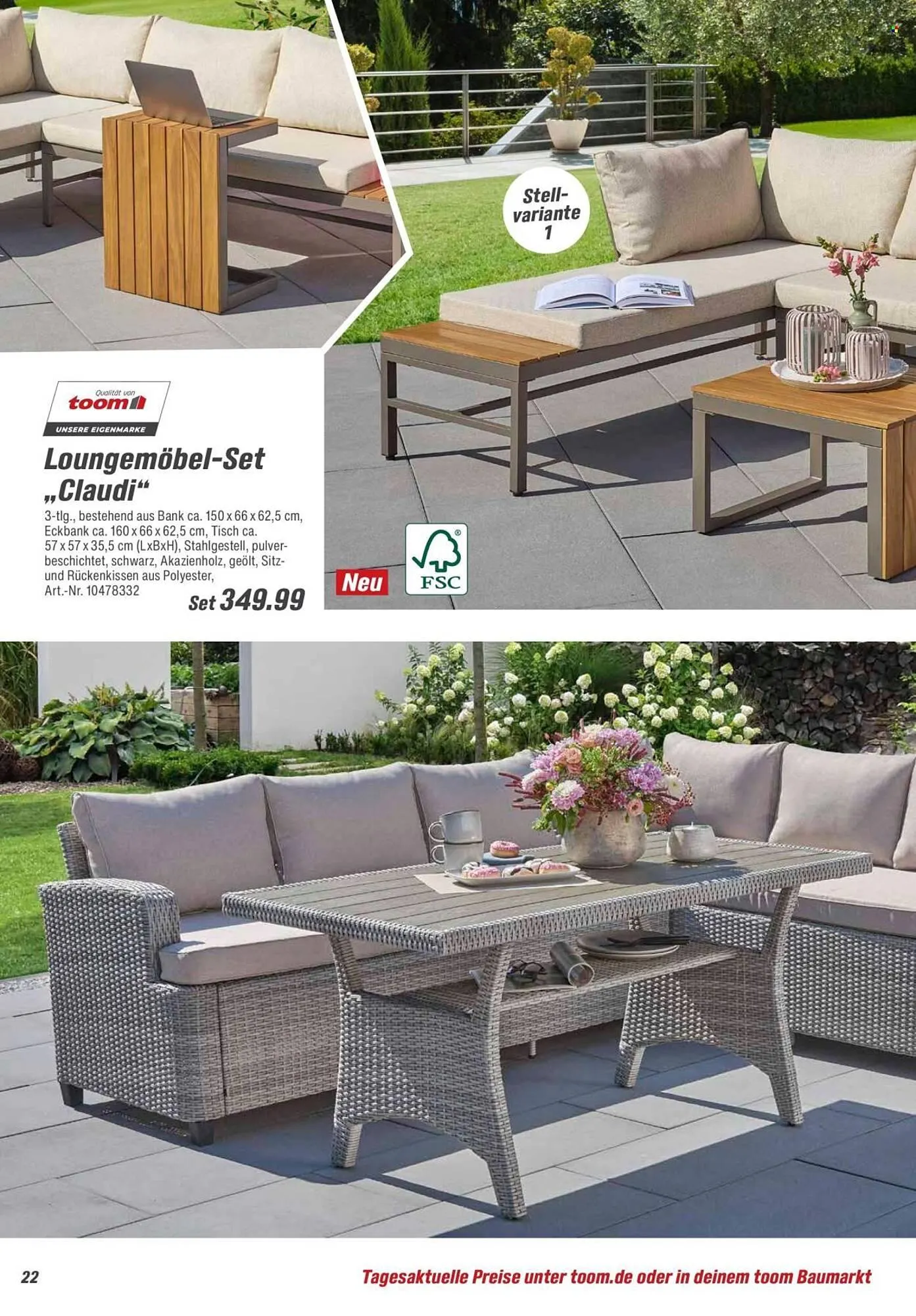 Toom Baumarkt Prospekt von 14. Februar bis 30. April 2026 - Prospekt seite 22