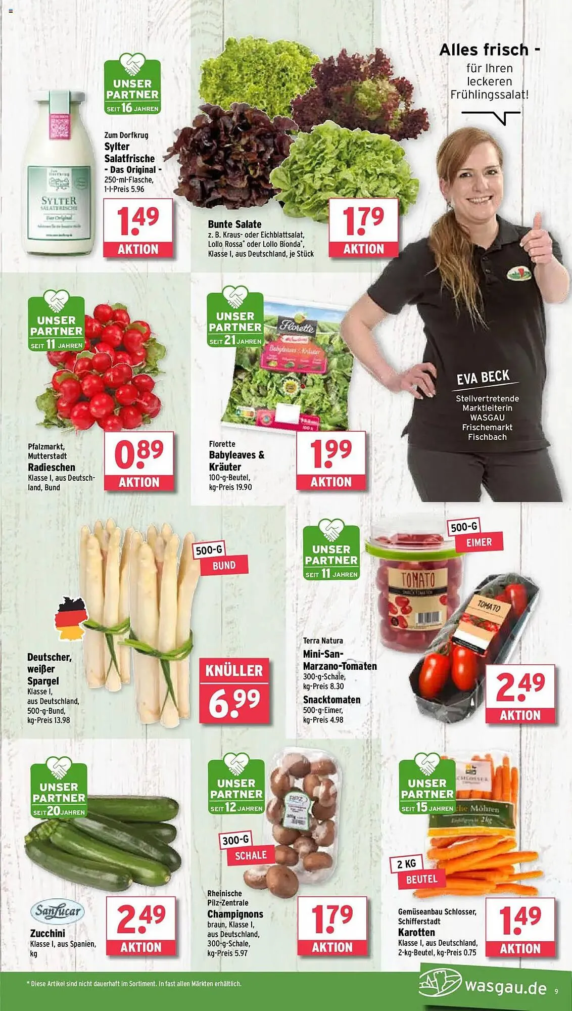 Wasgau Prospekt von 7. April bis 12. April 2025 - Prospekt seite 9