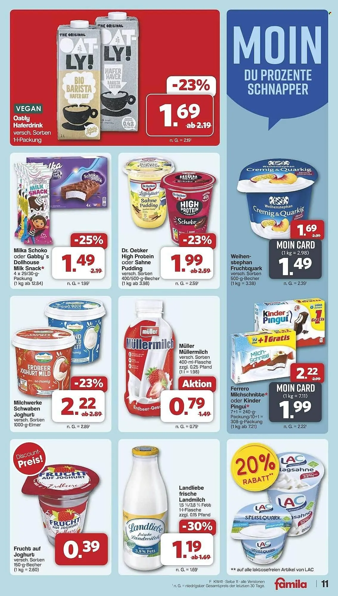 Famila Nord Ost Prospekt von 6. Oktober bis 11. Oktober 2025 - Prospekt seite 11