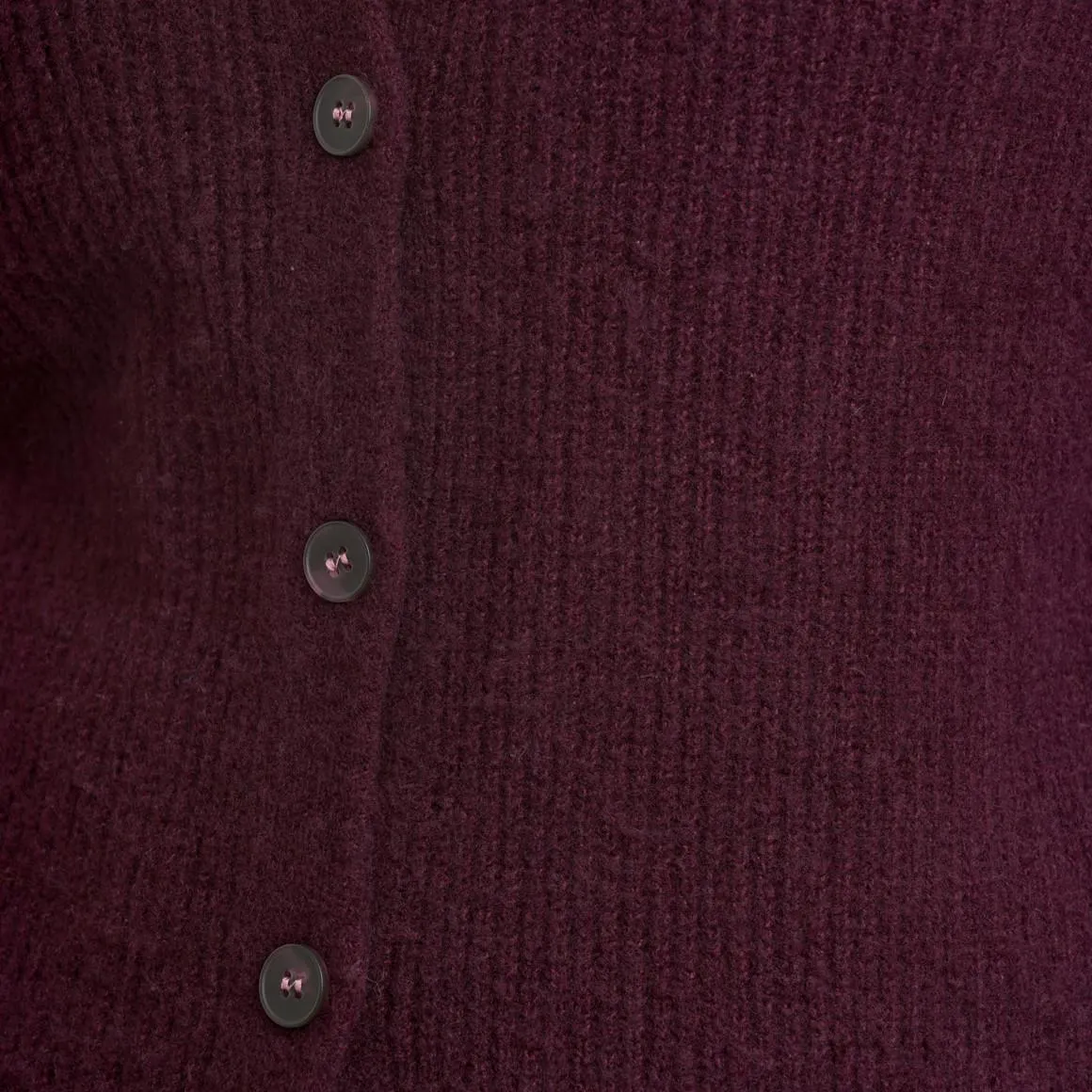 Damen Strickjacke mit Rippstruktur