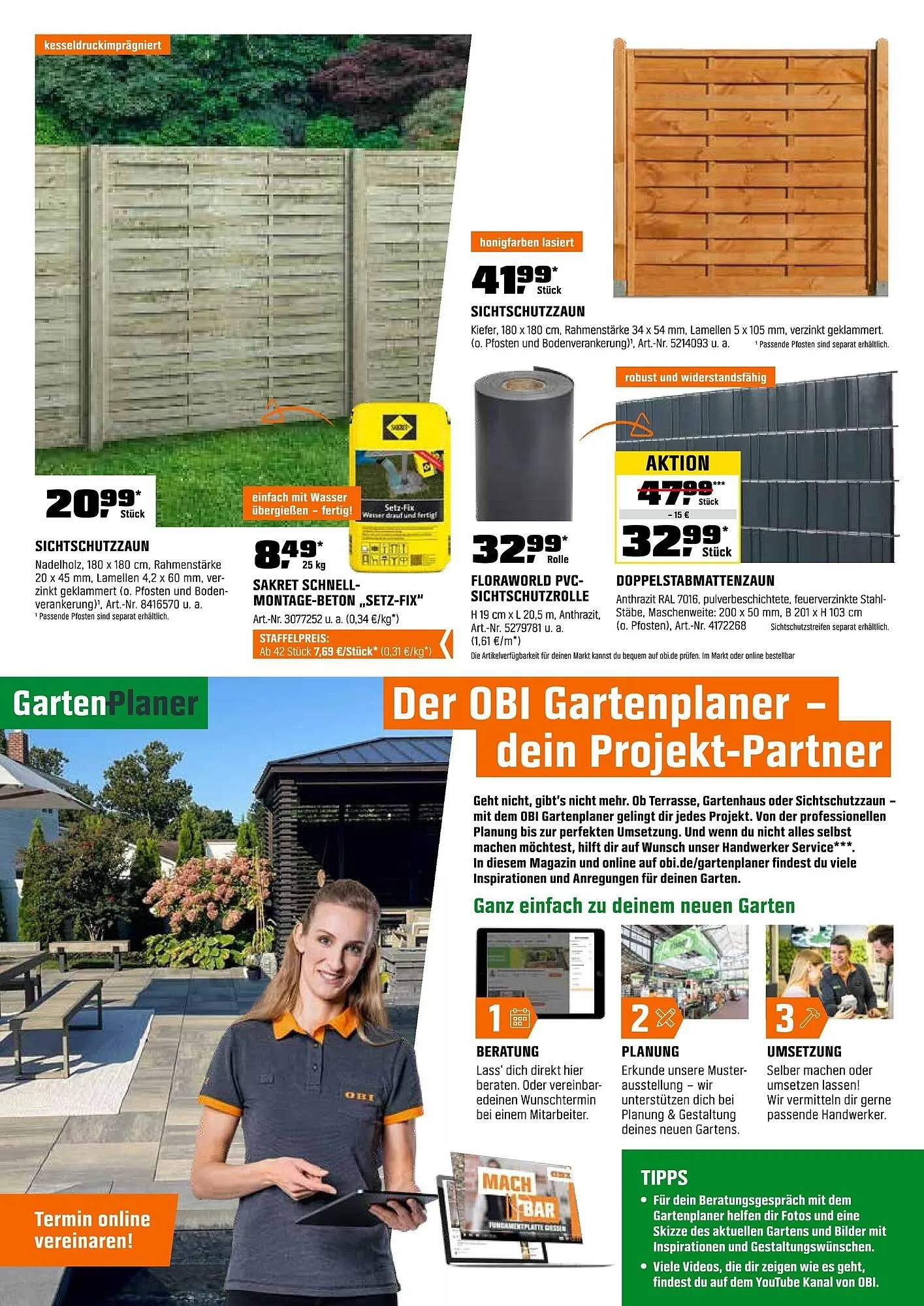 OBI Prospekt von 1. März bis 31. März 2026 - Prospekt seite 15