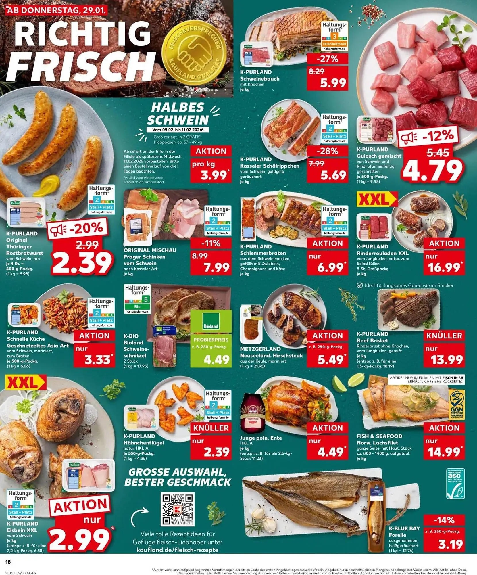 Kaufland Prospekt von 1. Februar bis 4. Februar 2026 - Prospekt seite 18