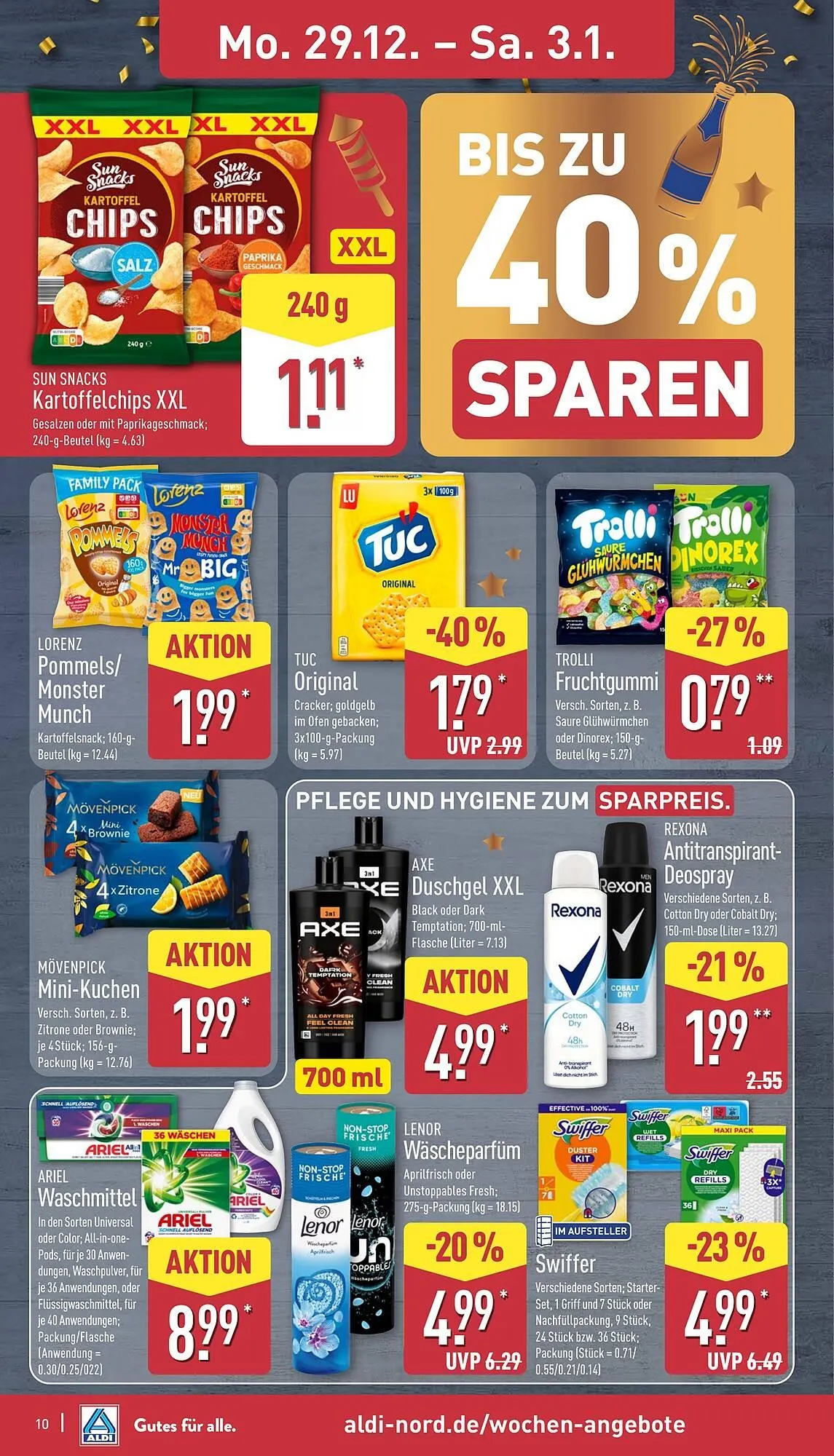 Aldi Nord Prospekt von 29. Dezember bis 3. Januar 2026 - Prospekt seite 10