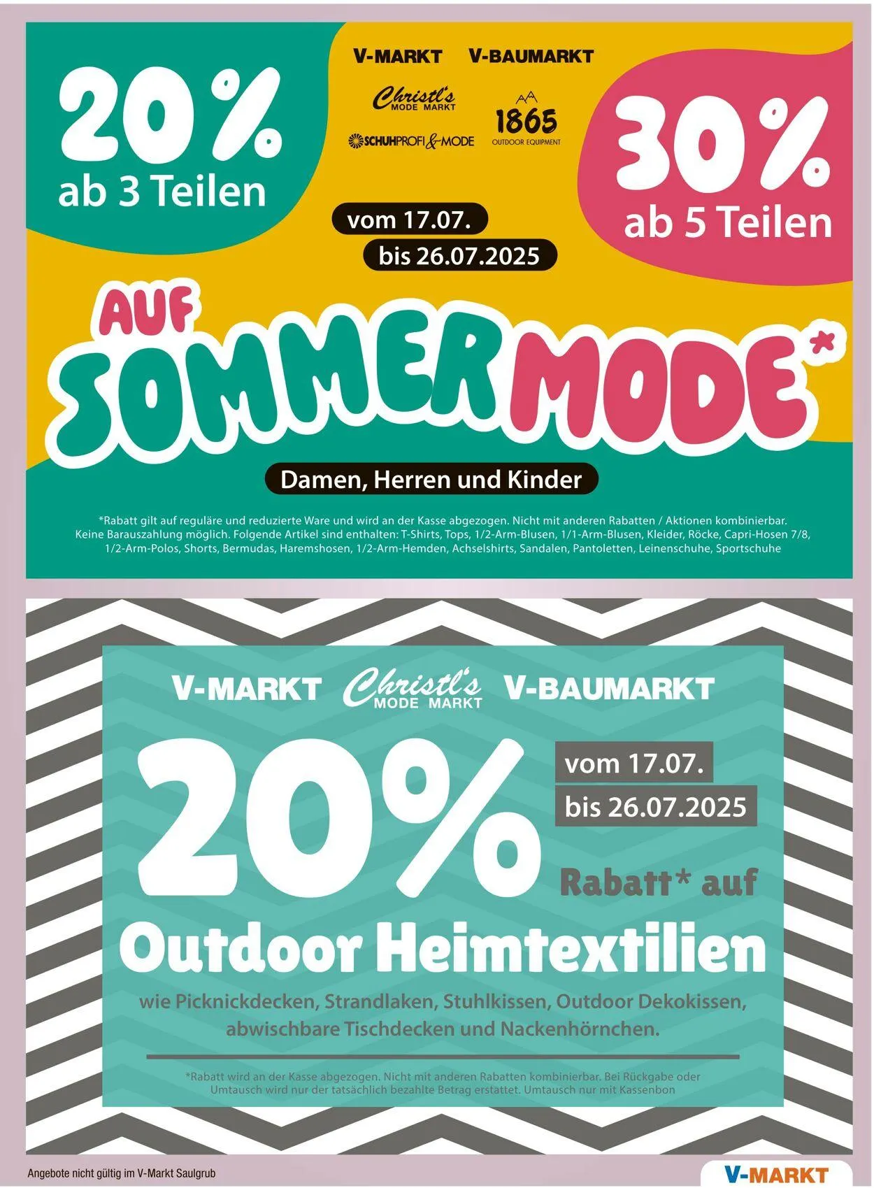 V-Markt Aktueller Prospekt von 17. Juli bis 23. Juli 2025 - Prospekt seite 21