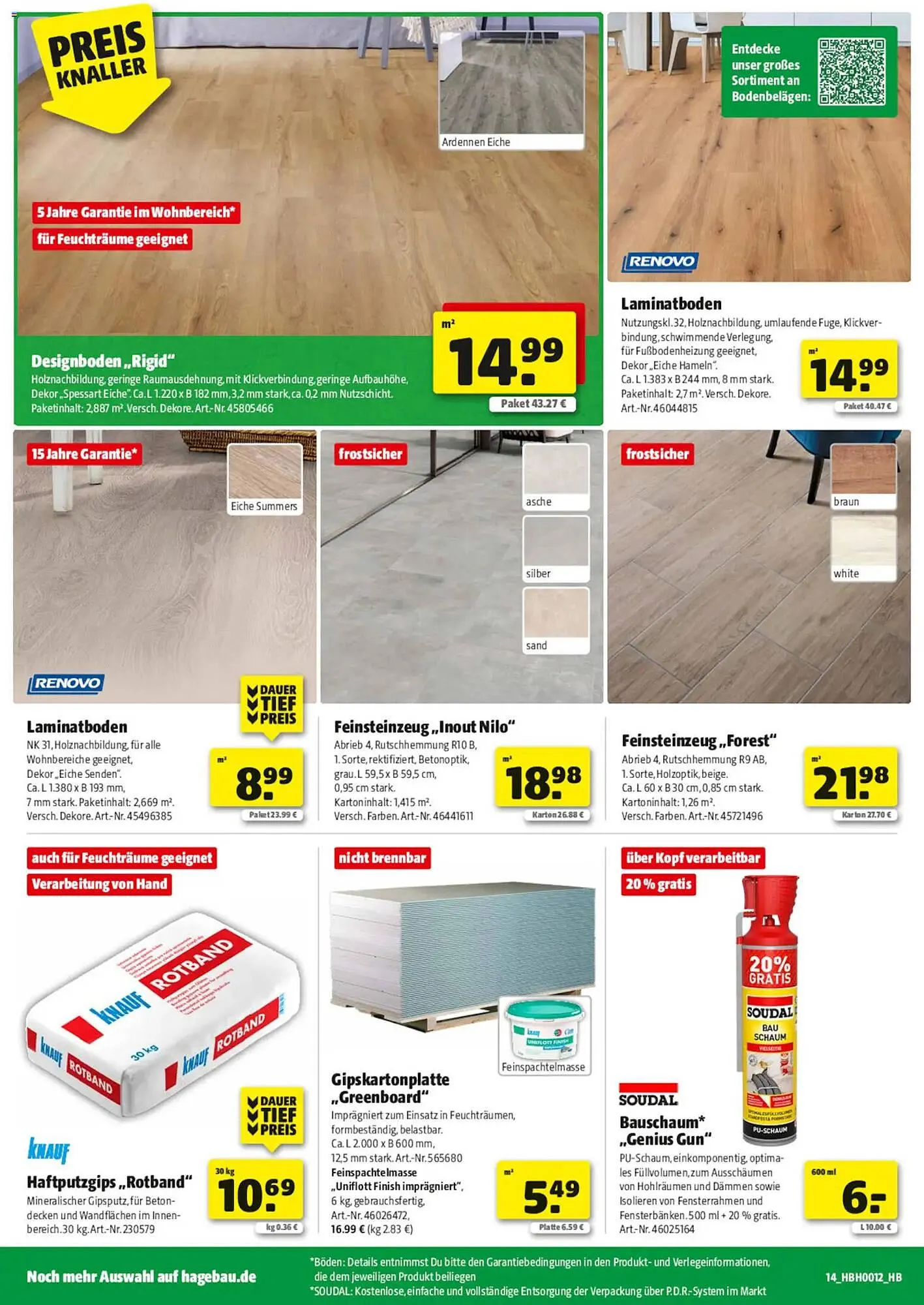 Hagebau Prospekt von 14. März bis 21. März 2026 - Prospekt seite 18