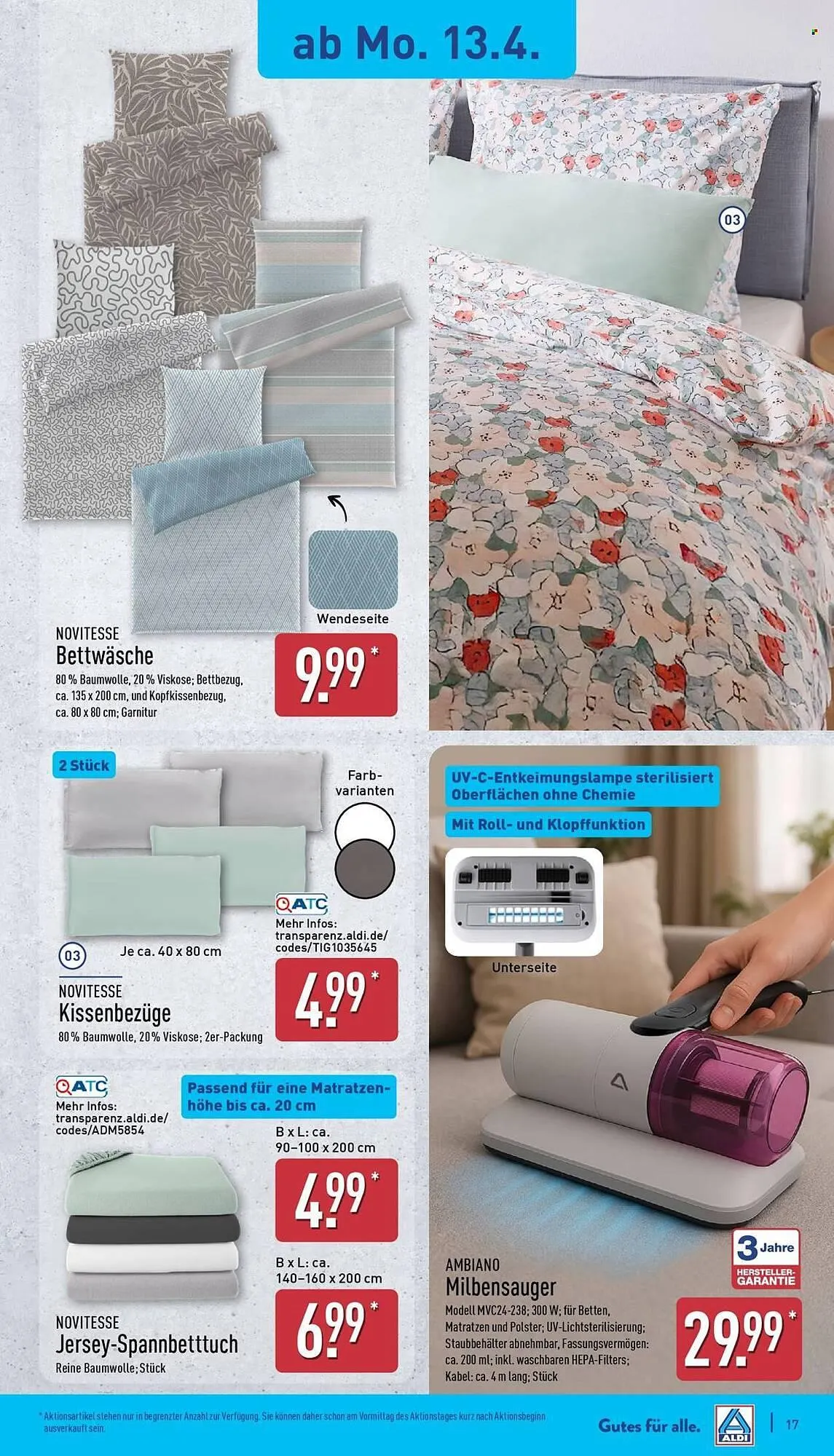 Aldi Nord Prospekt von 13. April bis 18. April 2026 - Prospekt seite 21