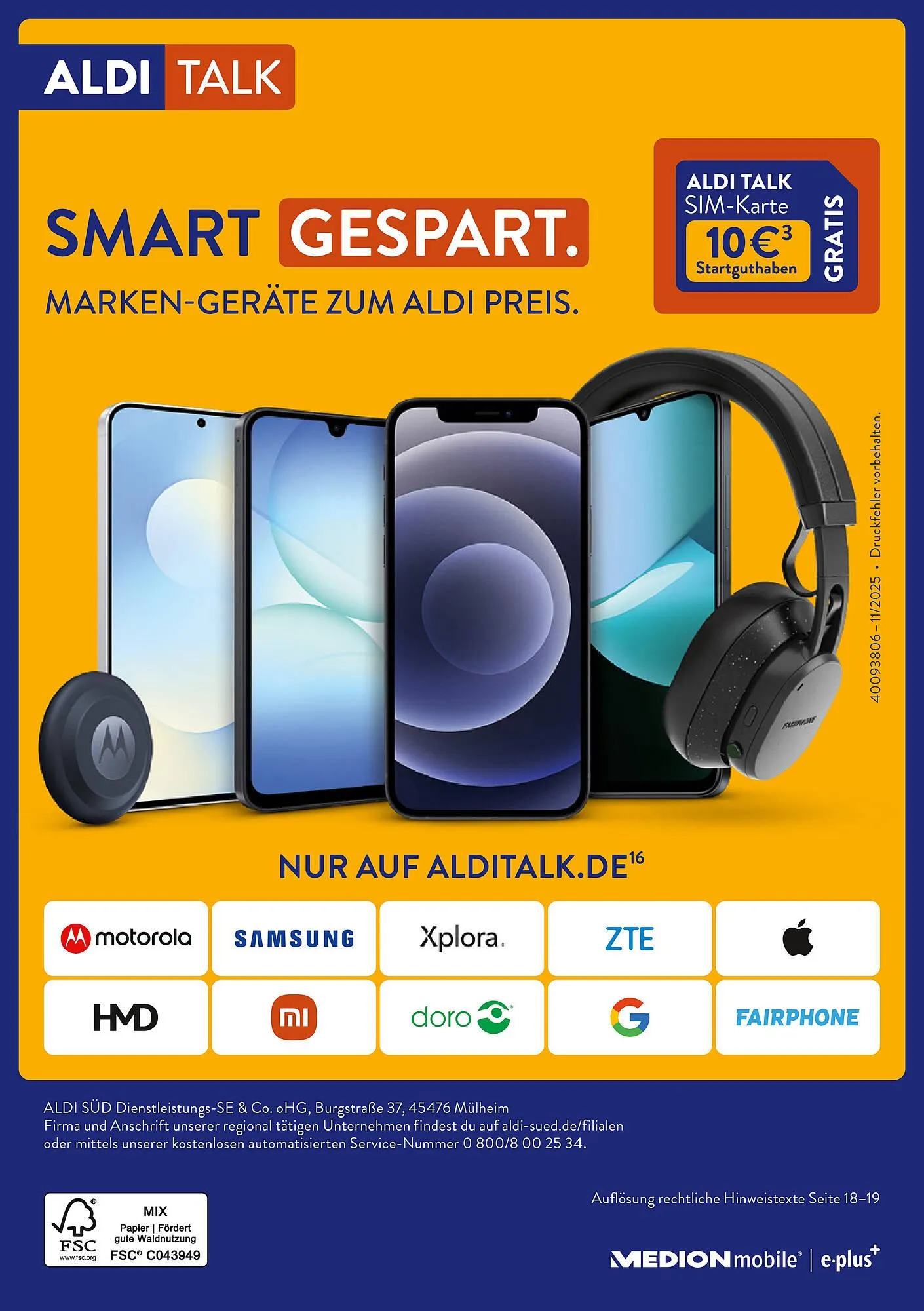 Aldi Süd Prospekt von 7. November bis 10. November 2025 - Prospekt seite 20