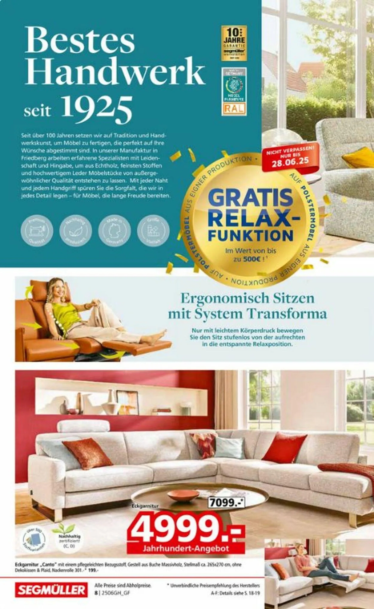 SEGMÜLLER von 7. Juni bis 28. Juni 2025 - Prospekt seite 12