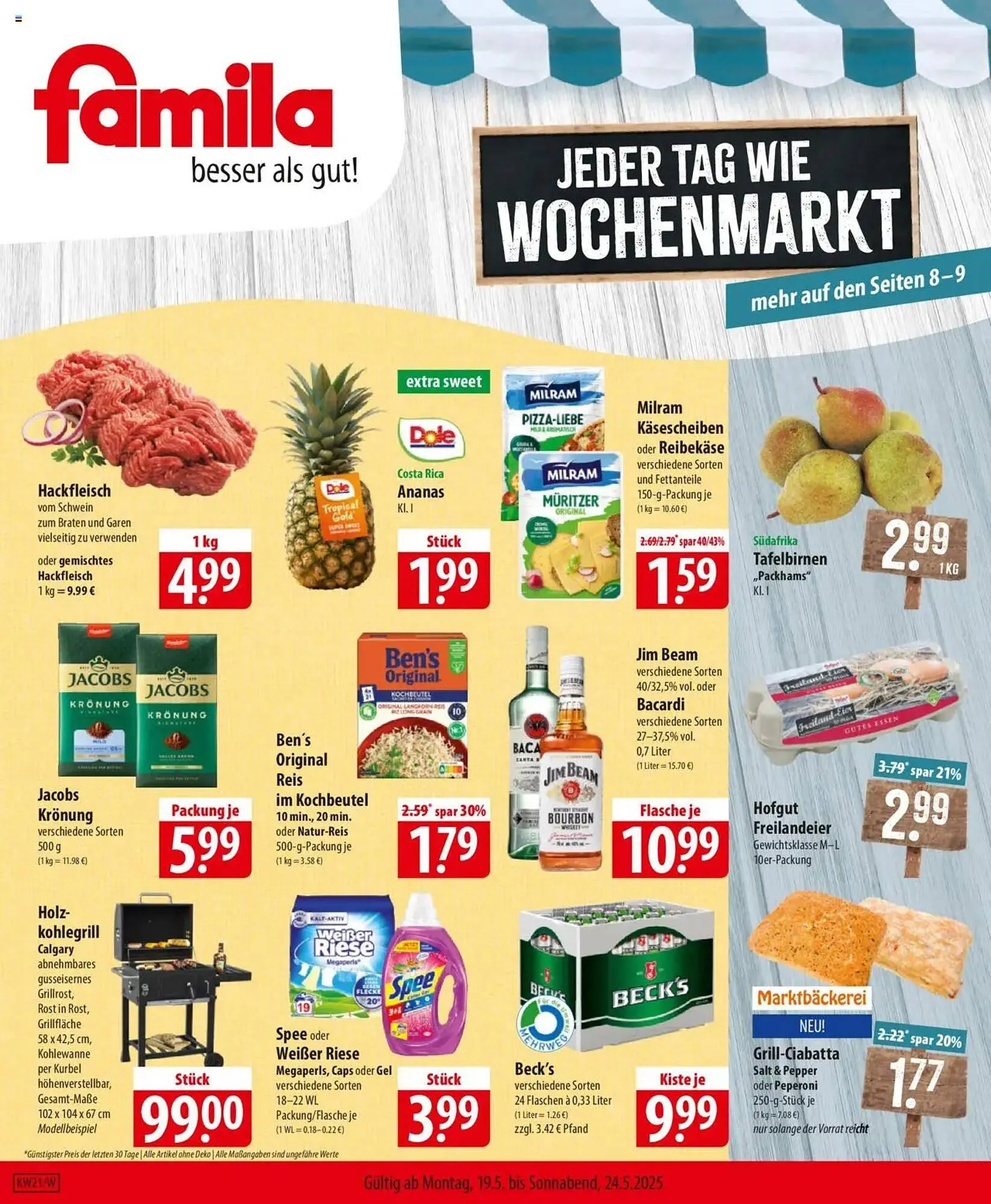 Famila Nord Ost Prospekt von 19. Mai bis 24. Mai 2025 - Prospekt seite 1