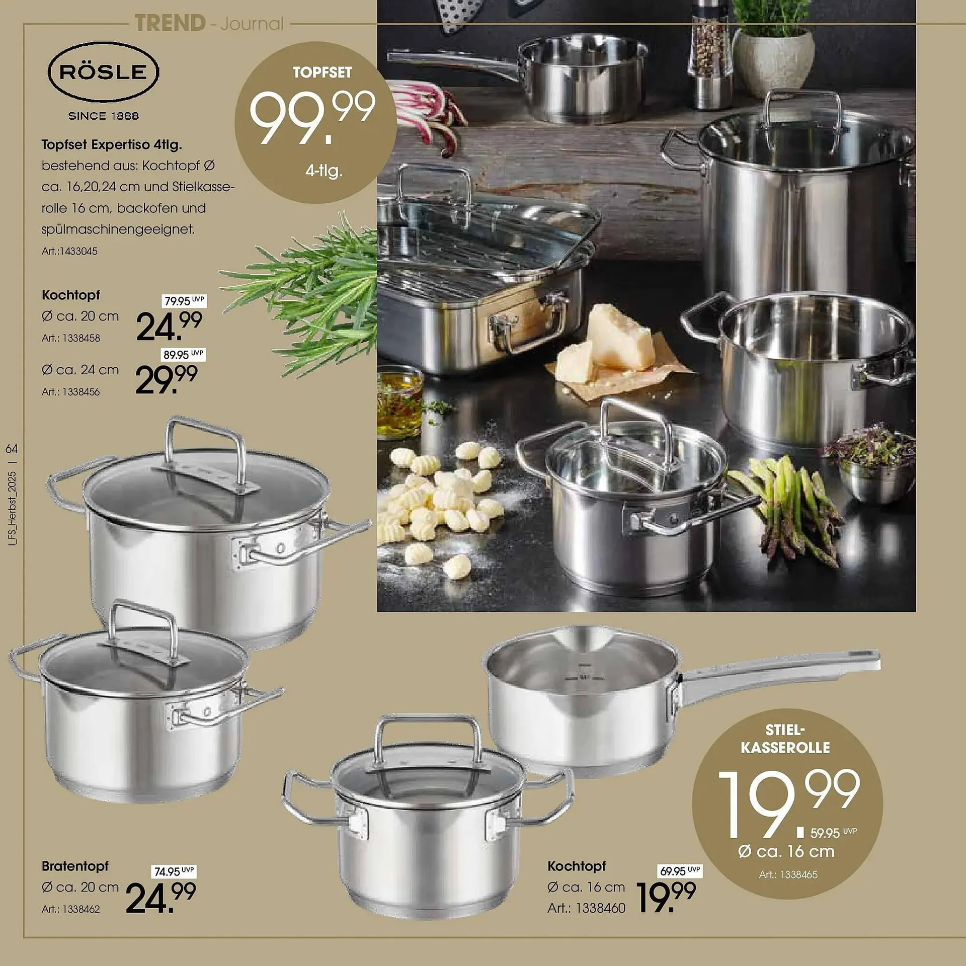 Zurbrüggen Prospekt von 19. Oktober bis 31. Januar 2026 - Prospekt seite 64