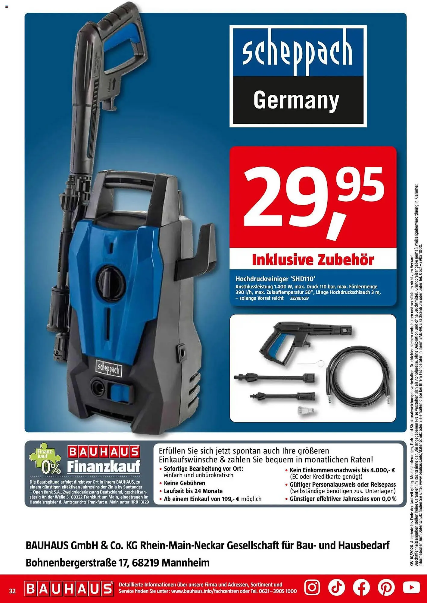 Bauhaus Prospekt von 28. Februar bis 28. März 2026 - Prospekt seite 32