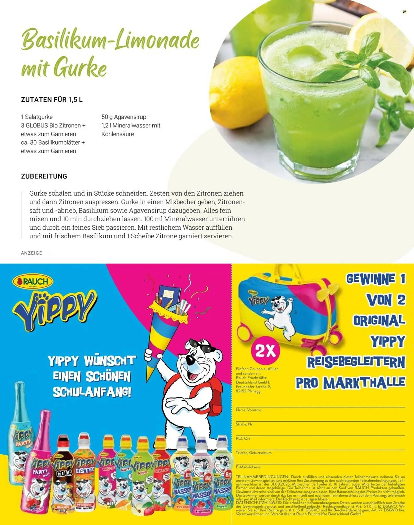 Globus Prospekt von 1. Juli bis 31. Juli 2025 - Prospekt seite 23