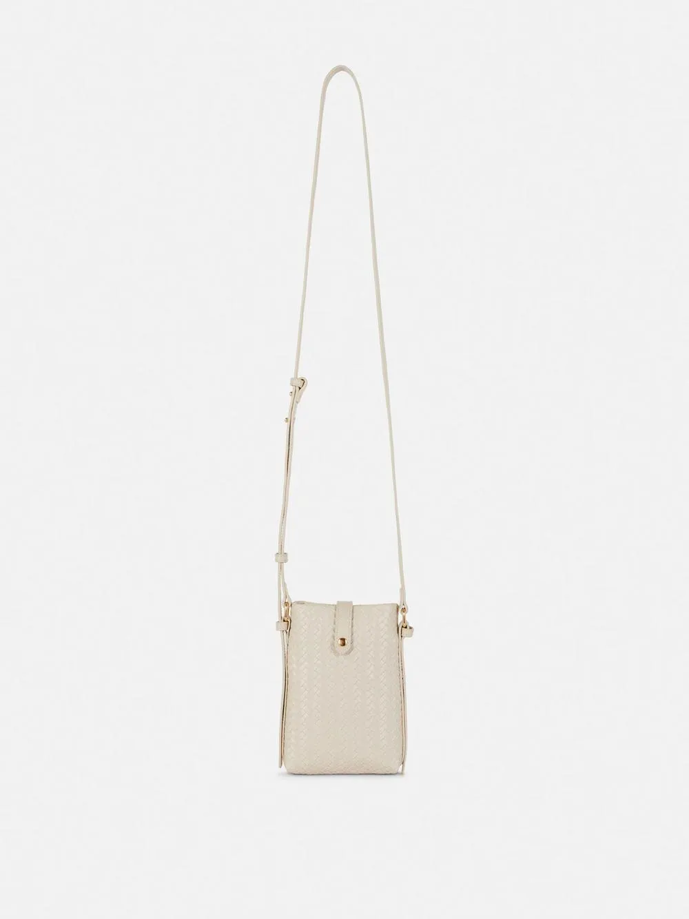 Gewebte Handytasche aus Kunstleder