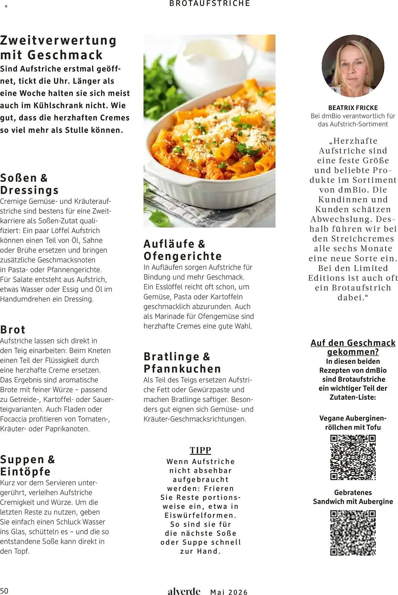 Dm drogerie Magazin von 1. Mai bis 31. Mai 2026 - Prospekt seite 50