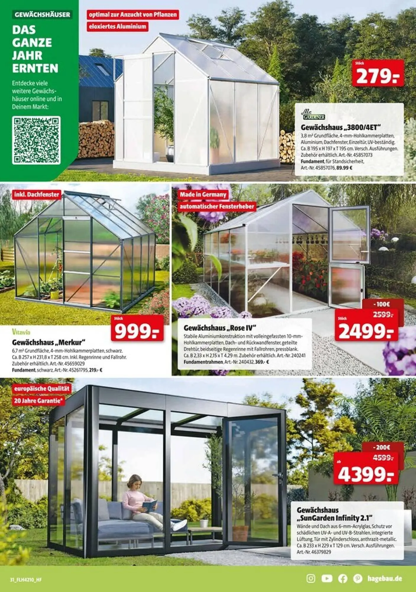 Hagebau Prospekt von 1. März bis 12. April 2025 - Prospekt seite 31