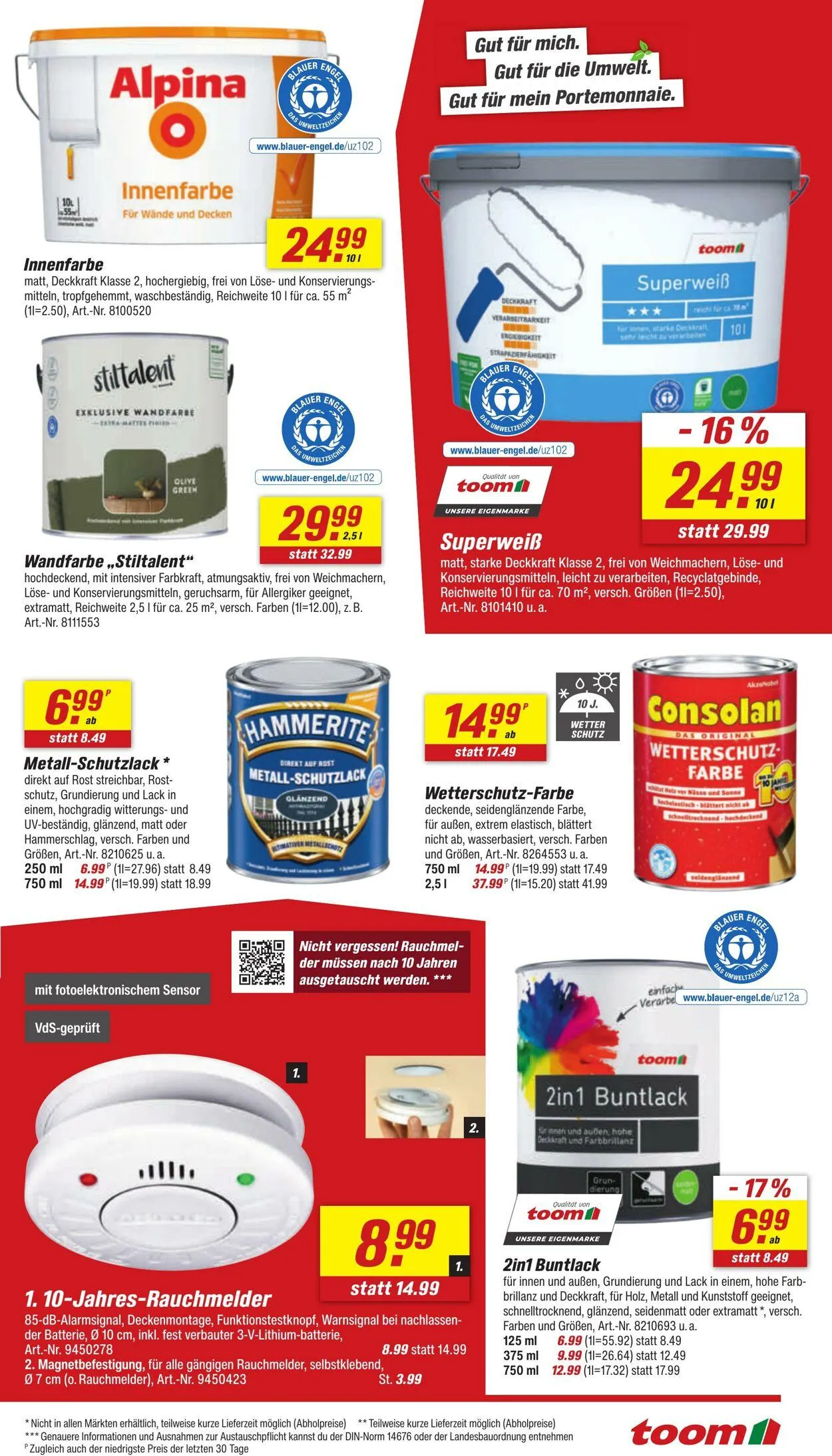 toom Baumarkt Aktueller Prospekt von 21. Juli bis 4. August 2025 - Prospekt seite 21