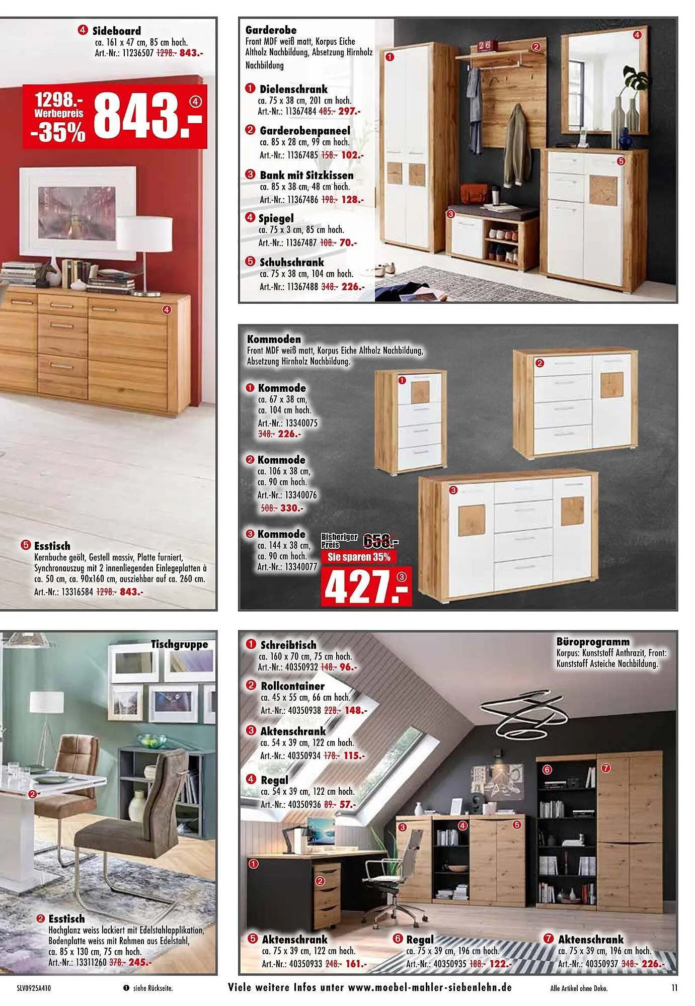 Möbel Mahler Katalog von 1. Oktober bis 28. Oktober 2025 - Prospekt seite 11