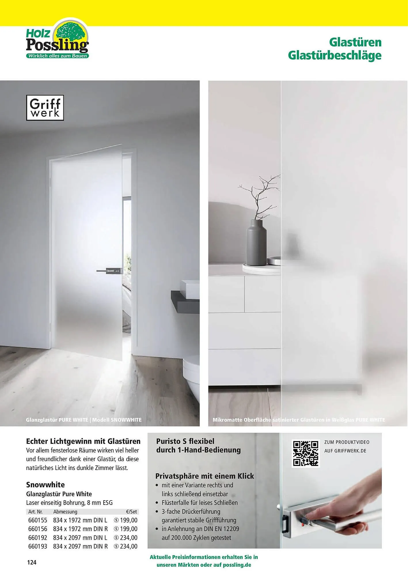 Holz Possling Prospekt von 31. März bis 30. Juni 2025 - Prospekt seite 124