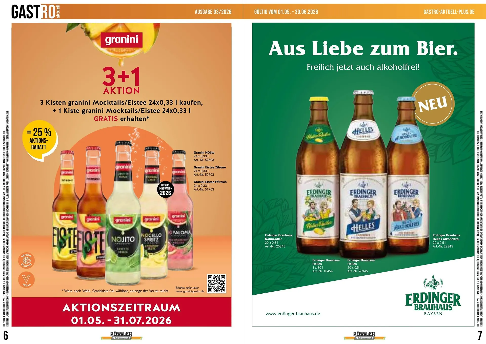 Getränke Rössler Prospekt von 1. Mai bis 30. Juni 2026 - Prospekt seite 4