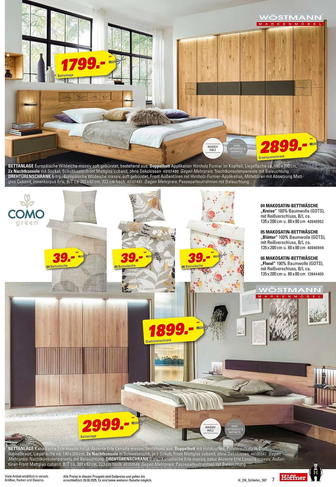 Höffner Prospekt von 13. August bis 26. August 2025 - Prospekt seite 7