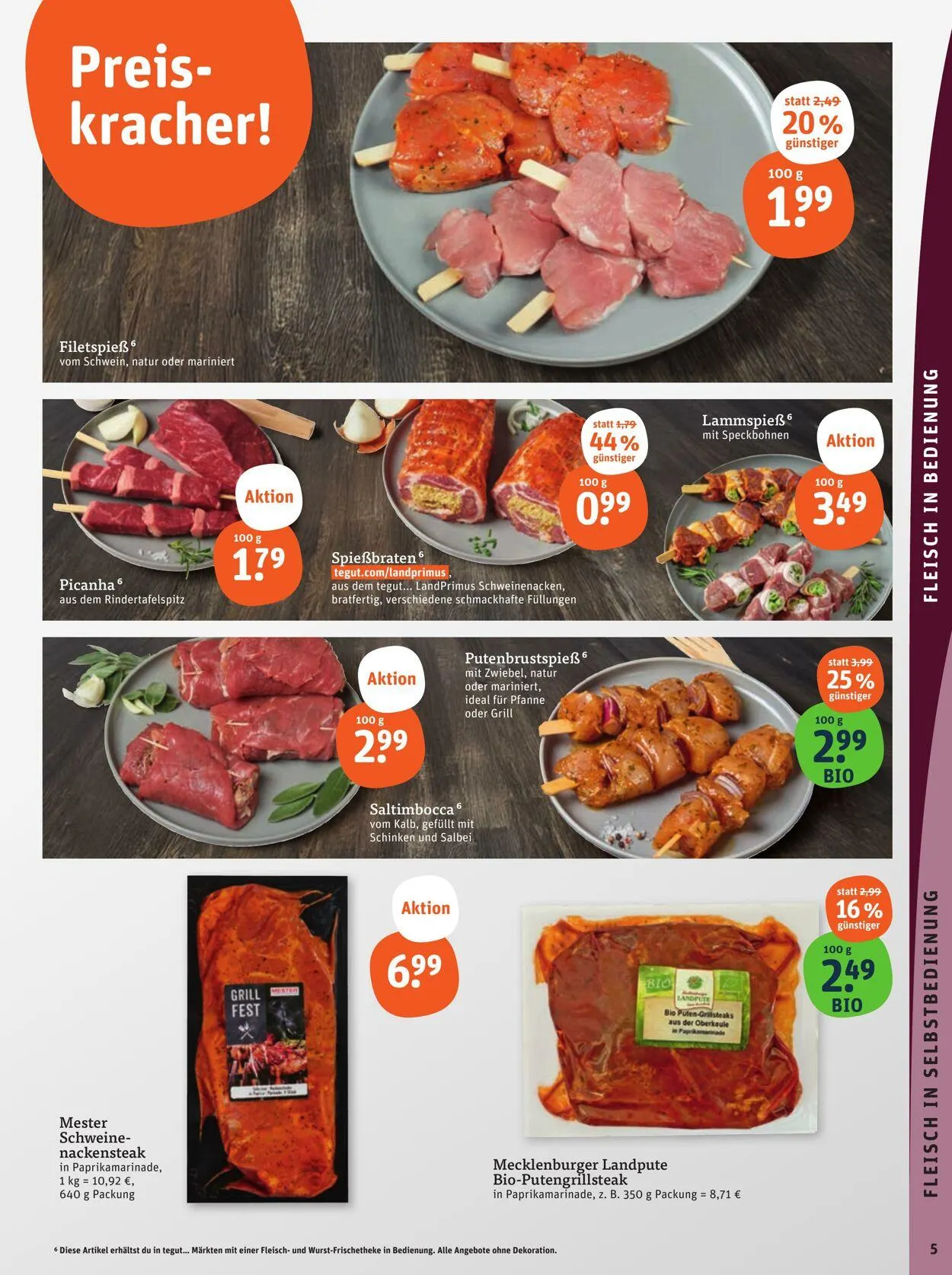 Tegut Aktueller Prospekt von 14. Juli bis 20. Juli 2025 - Prospekt seite 7