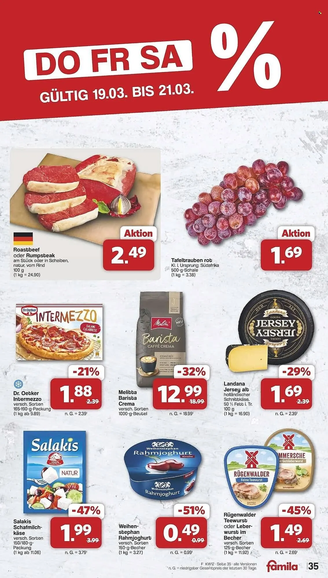 Famila Nord Ost Prospekt von 16. März bis 21. März 2026 - Prospekt seite 42