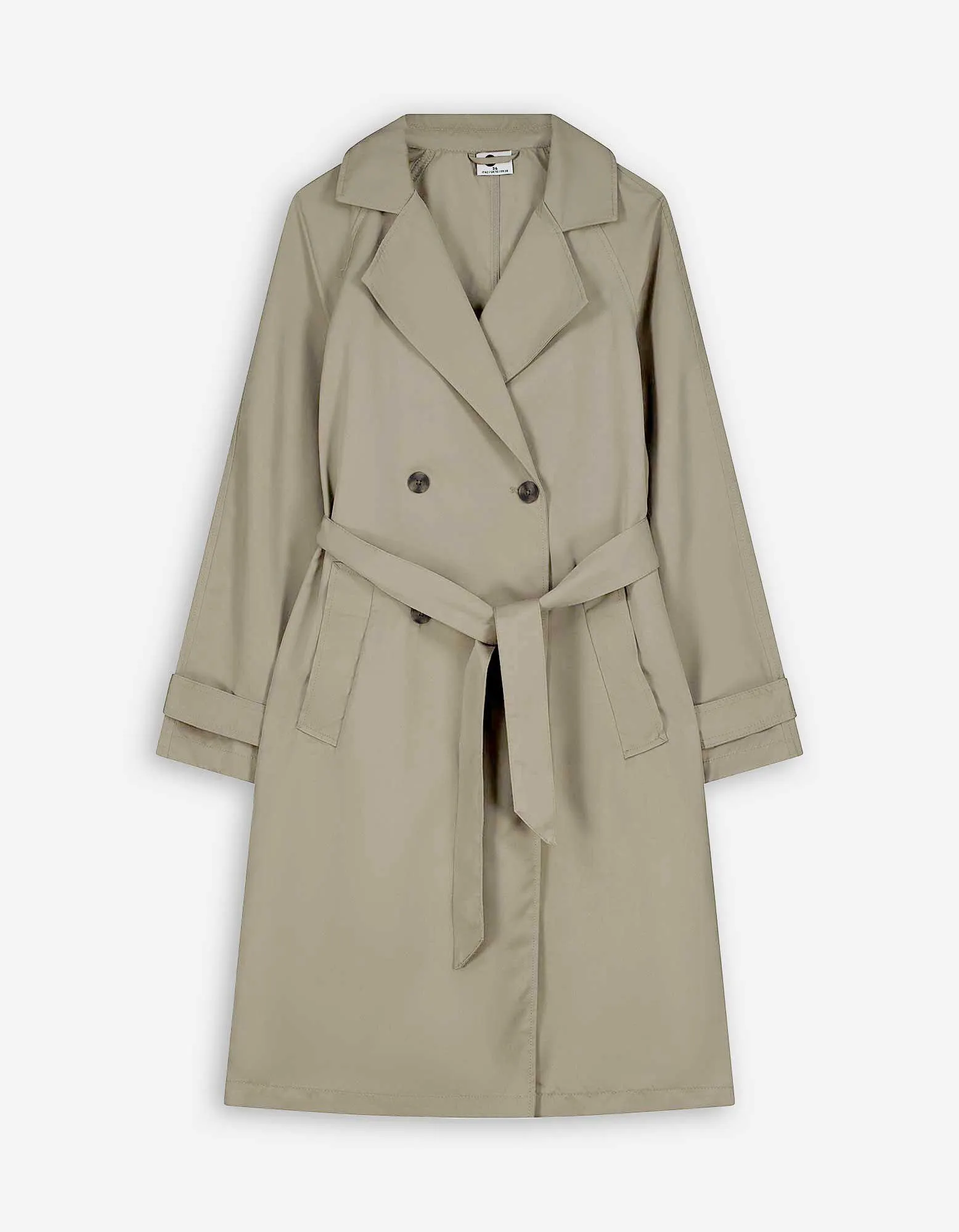 Trench - Abbottonatura - verde chiaro