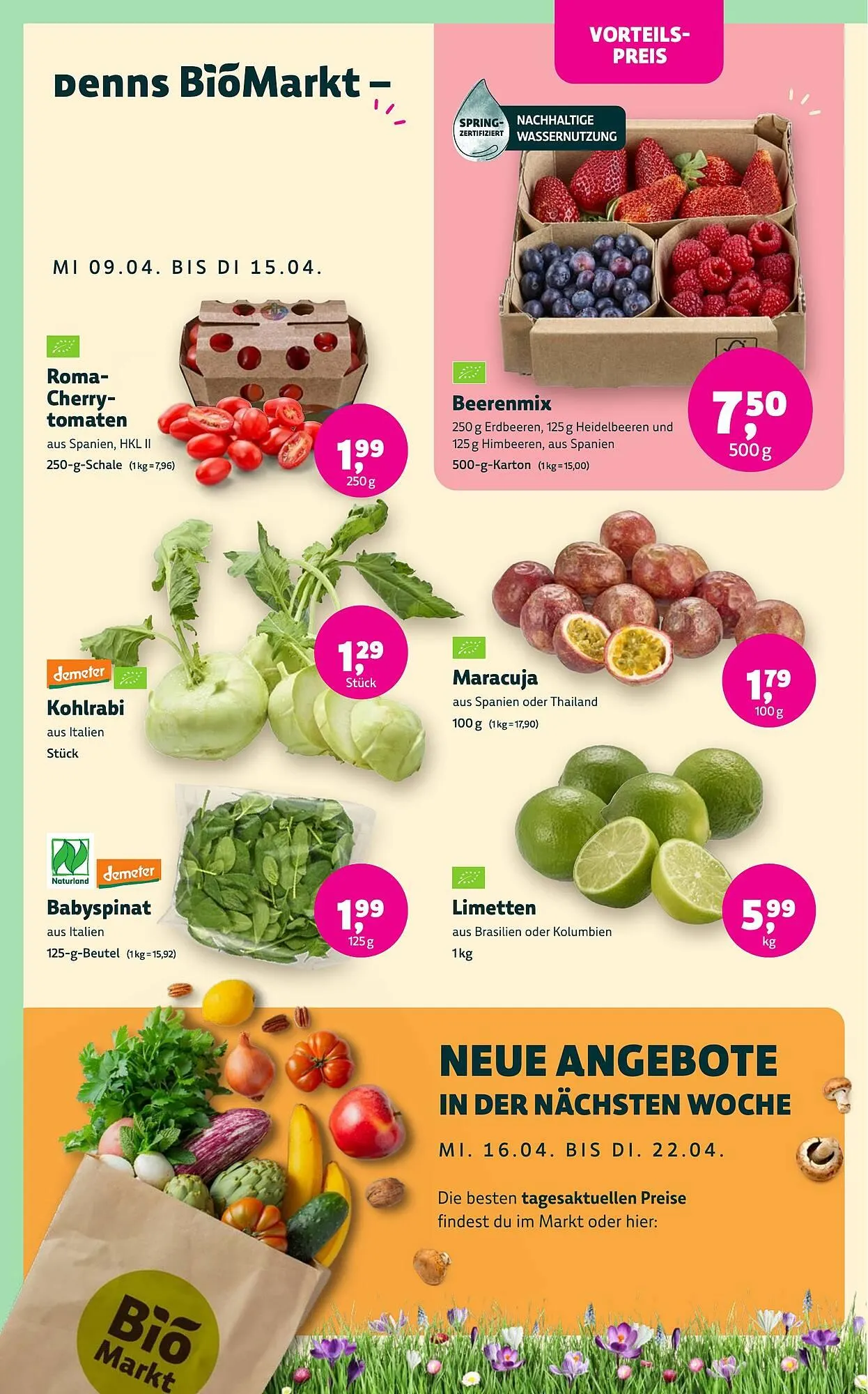 Aleco Biomarkt Prospekt von 9. April bis 22. April 2025 - Prospekt seite 2