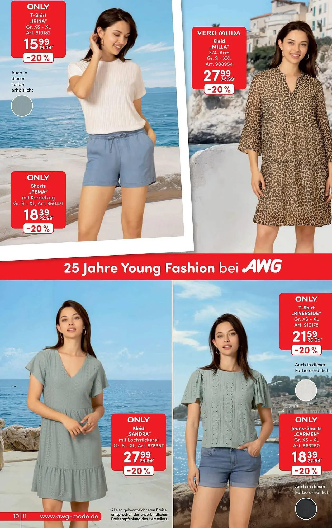 AWG Mode Prospekt von 31. Mai bis 15. Juni 2025 - Prospekt seite 10