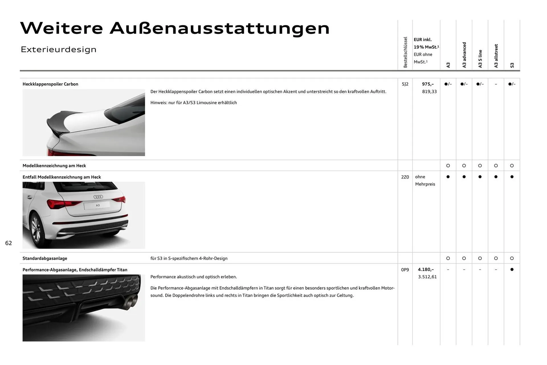 Audi Prospekt von 27. Juli bis 27. Juli 2026 - Prospekt seite 62