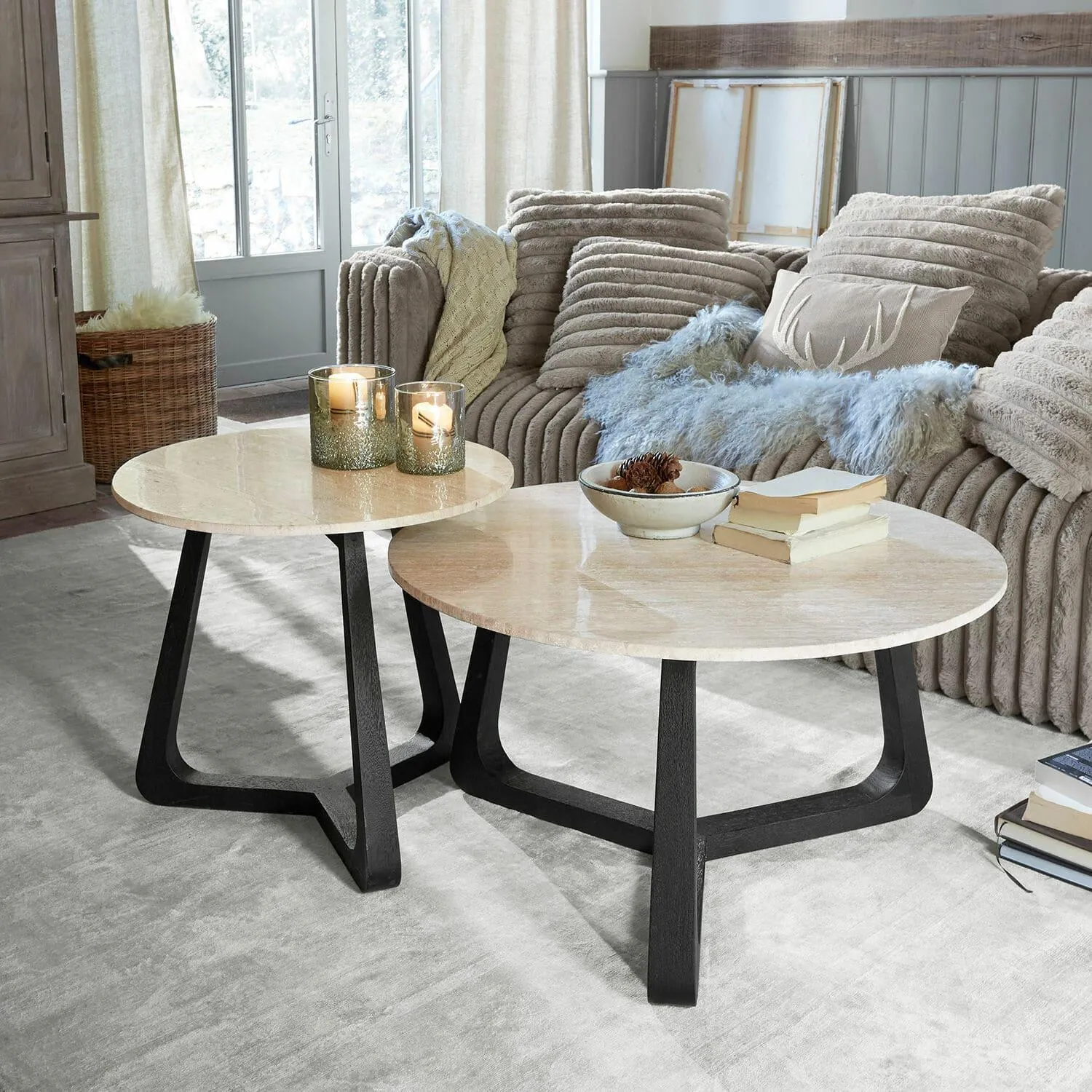 Couchtisch 2er Set Tressane