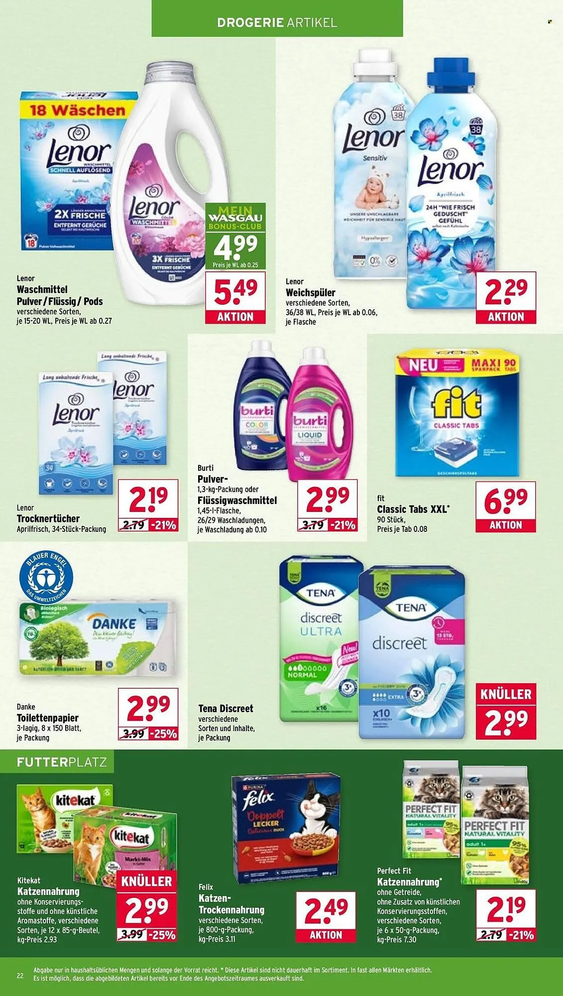 Wasgau Prospekt von 16. März bis 21. März 2026 - Prospekt seite 22