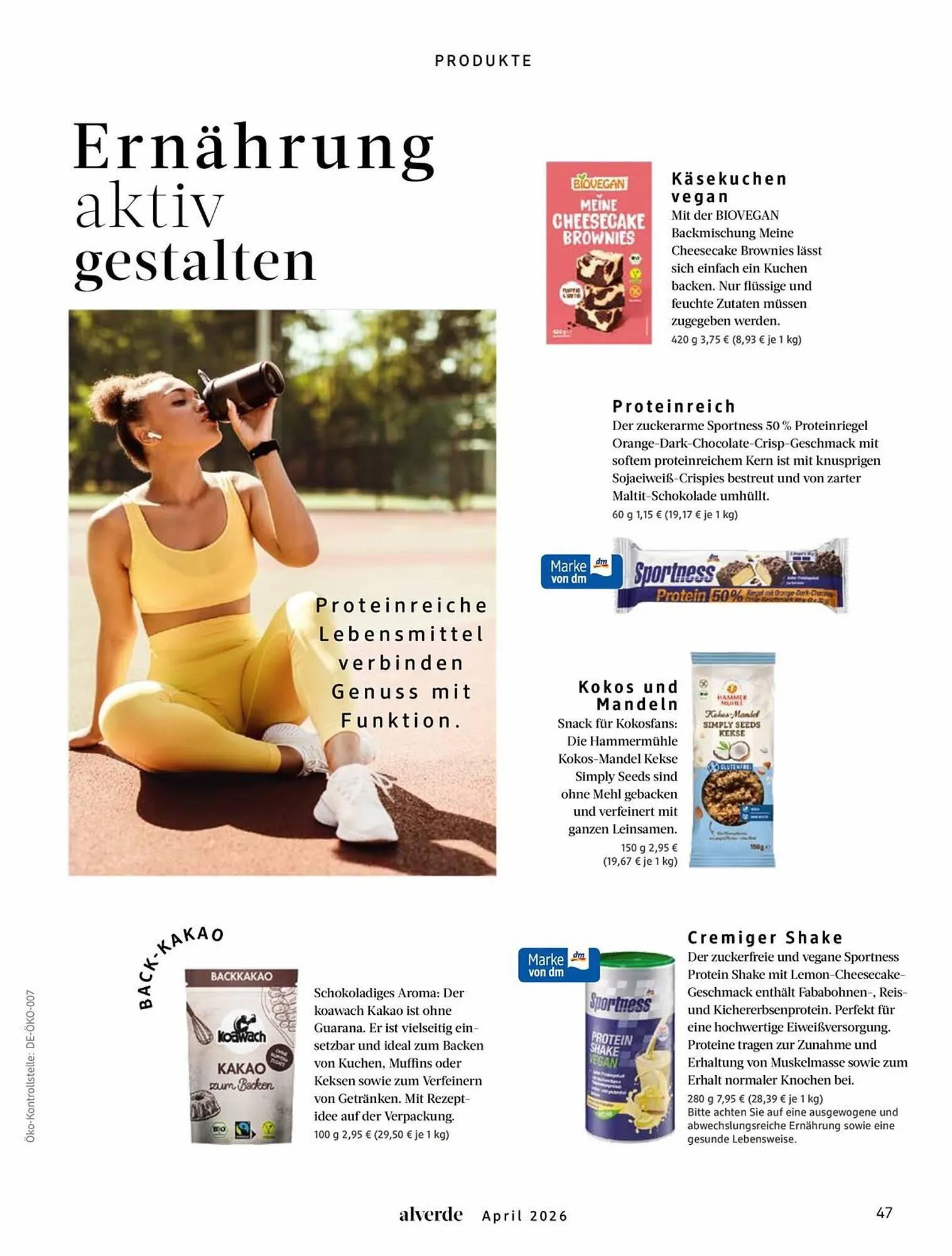 Dm drogerie Magazin von 1. April bis 30. April 2026 - Prospekt seite 47