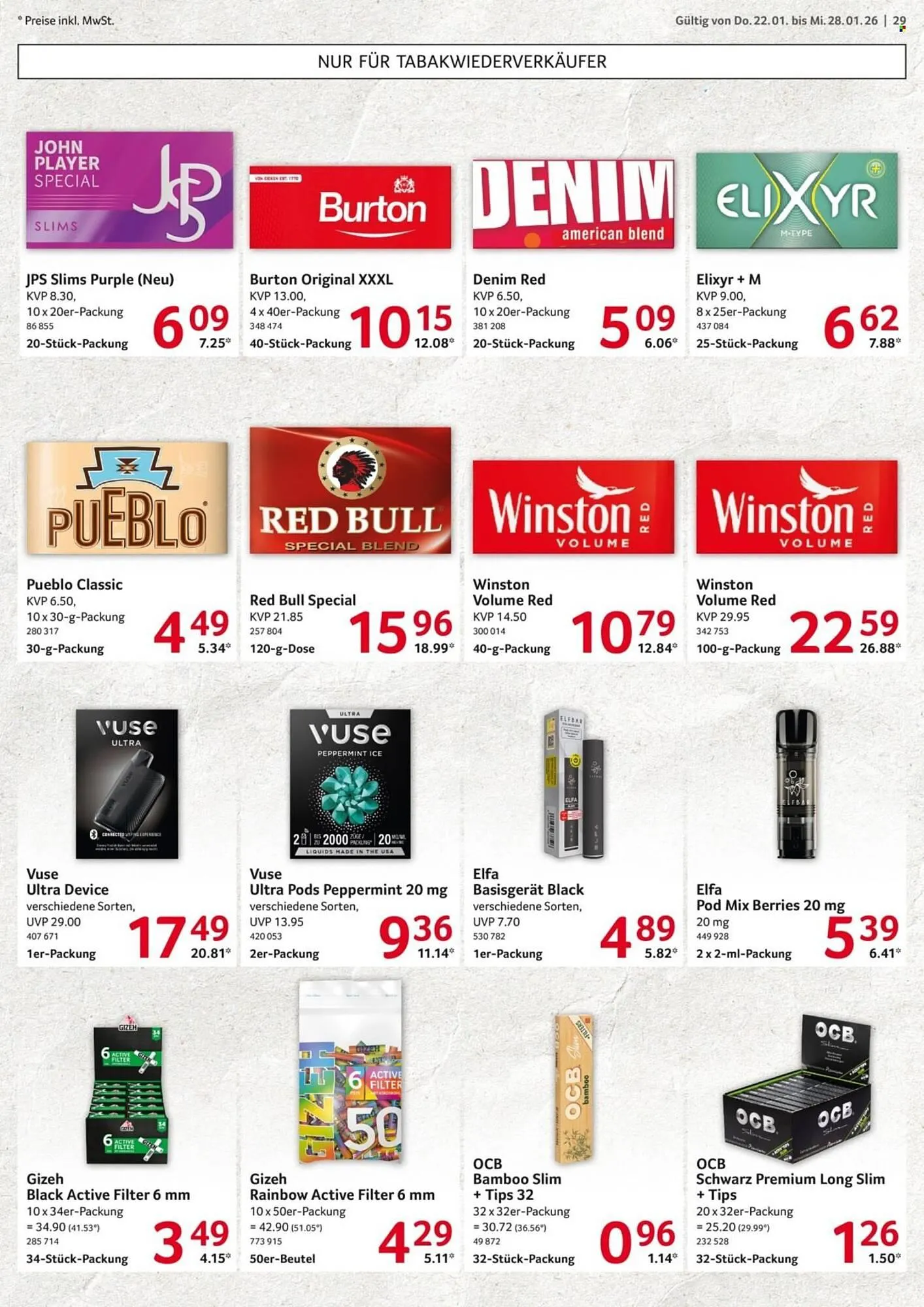 Selgros Prospekt von 22. Januar bis 28. Januar 2026 - Prospekt seite 29