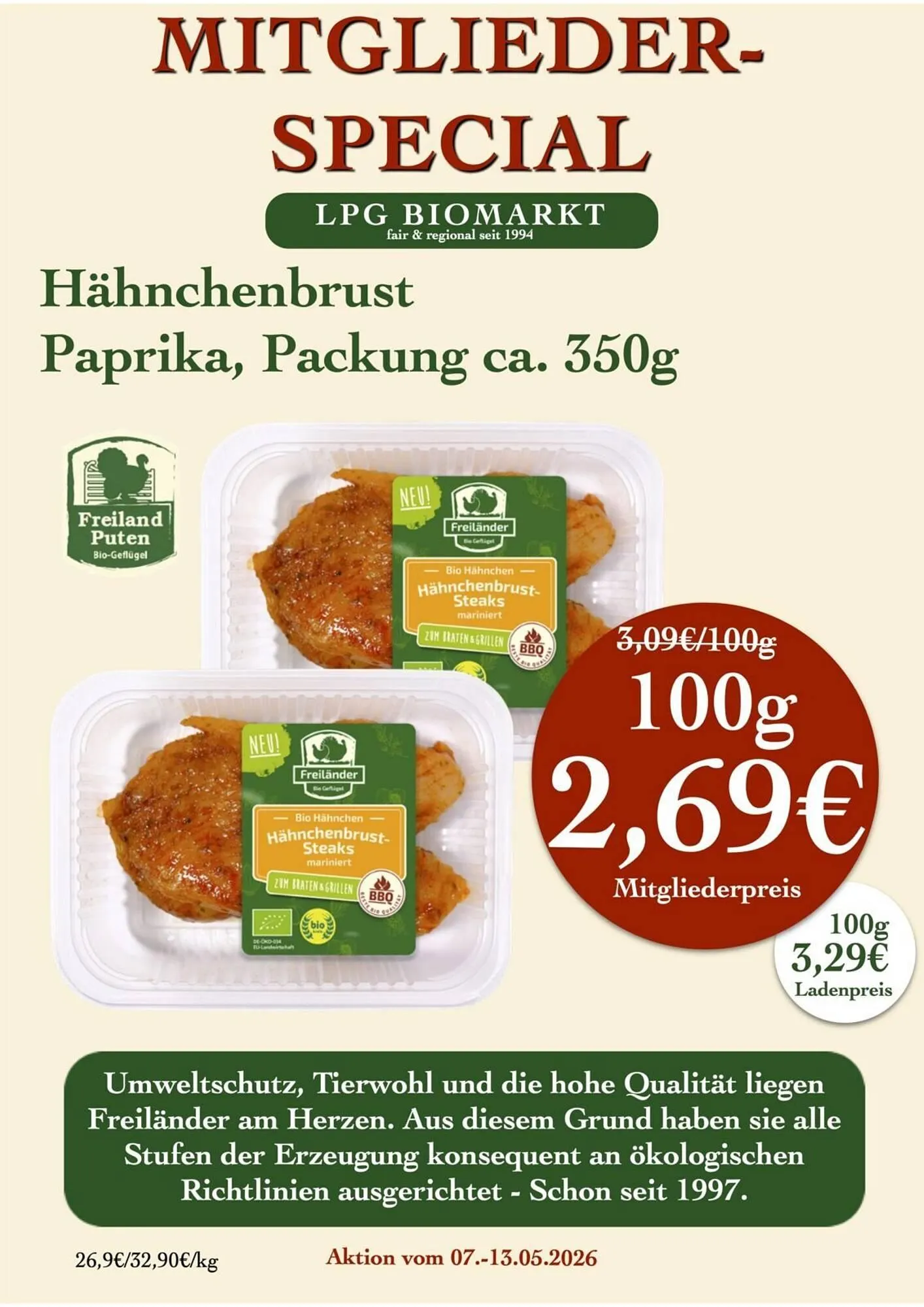 LPG Biomarkt Prospekt von 7. Mai bis 13. Mai 2026 - Prospekt seite 16