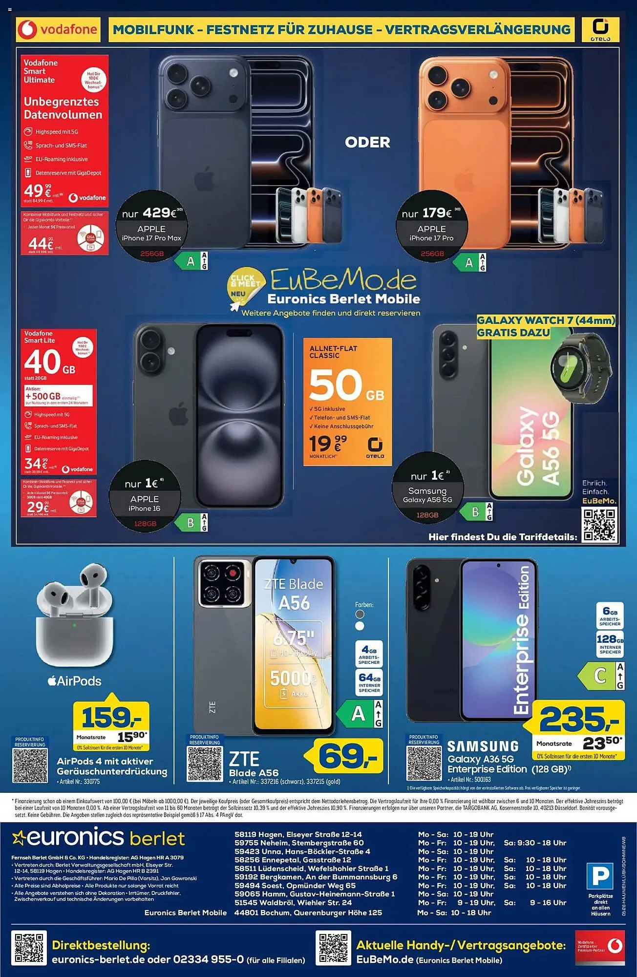 Euronics Berlet Prospekt von 22. Januar bis 28. Januar 2026 - Prospekt seite 8