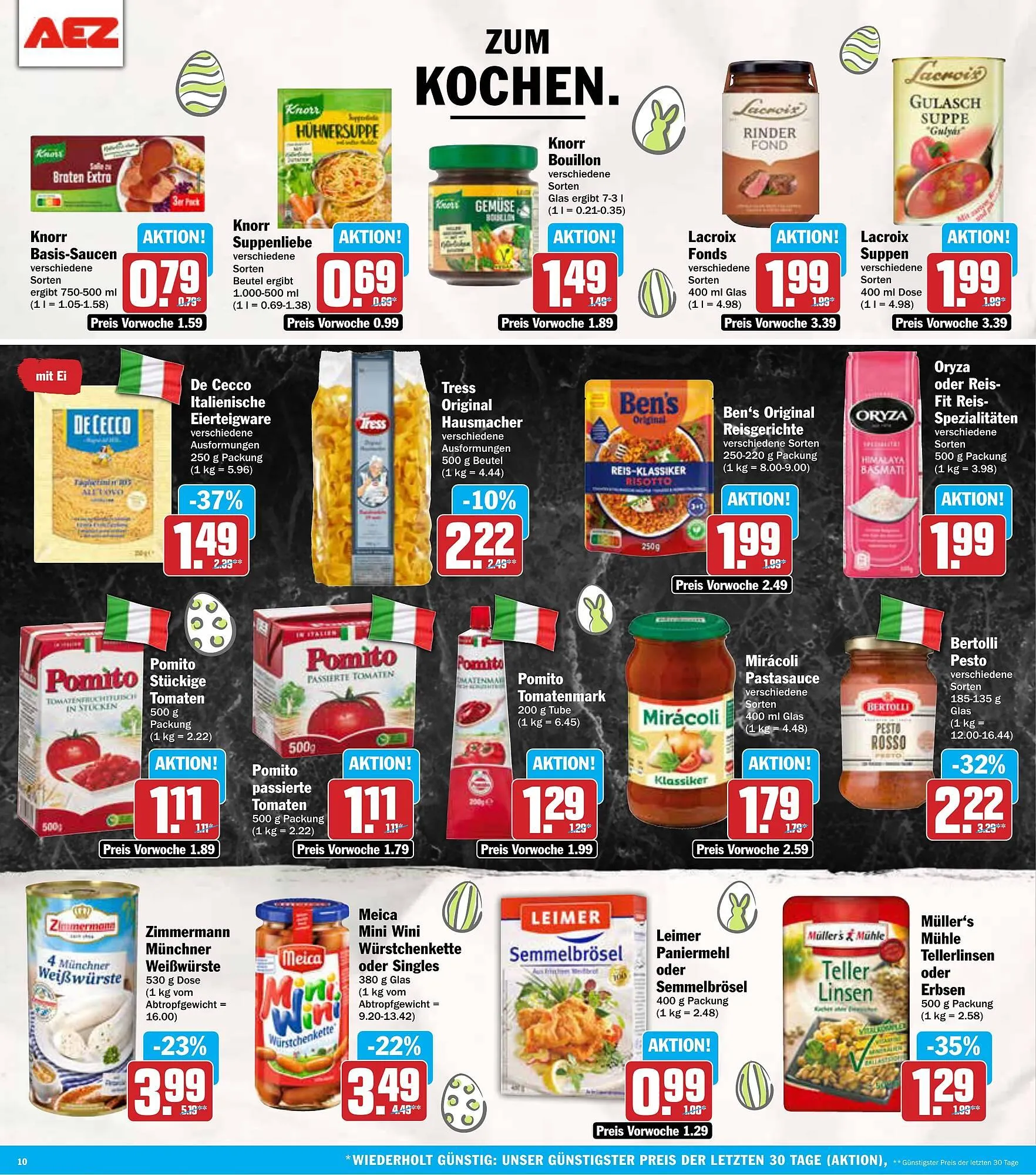 AEZ Prospekt von 7. April bis 12. April 2025 - Prospekt seite 10