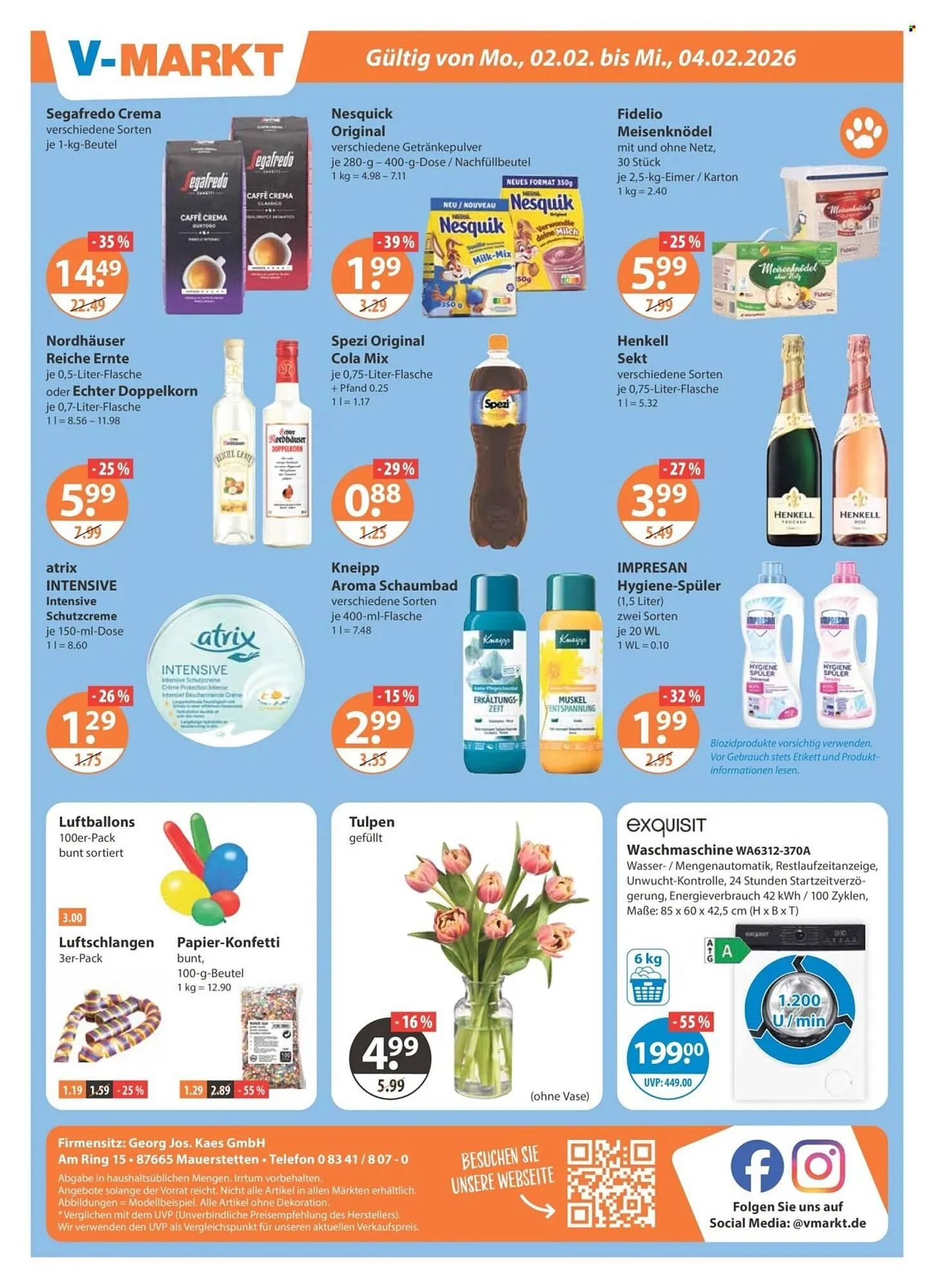 V Markt Prospekt von 29. Januar bis 4. Februar 2026 - Prospekt seite 20