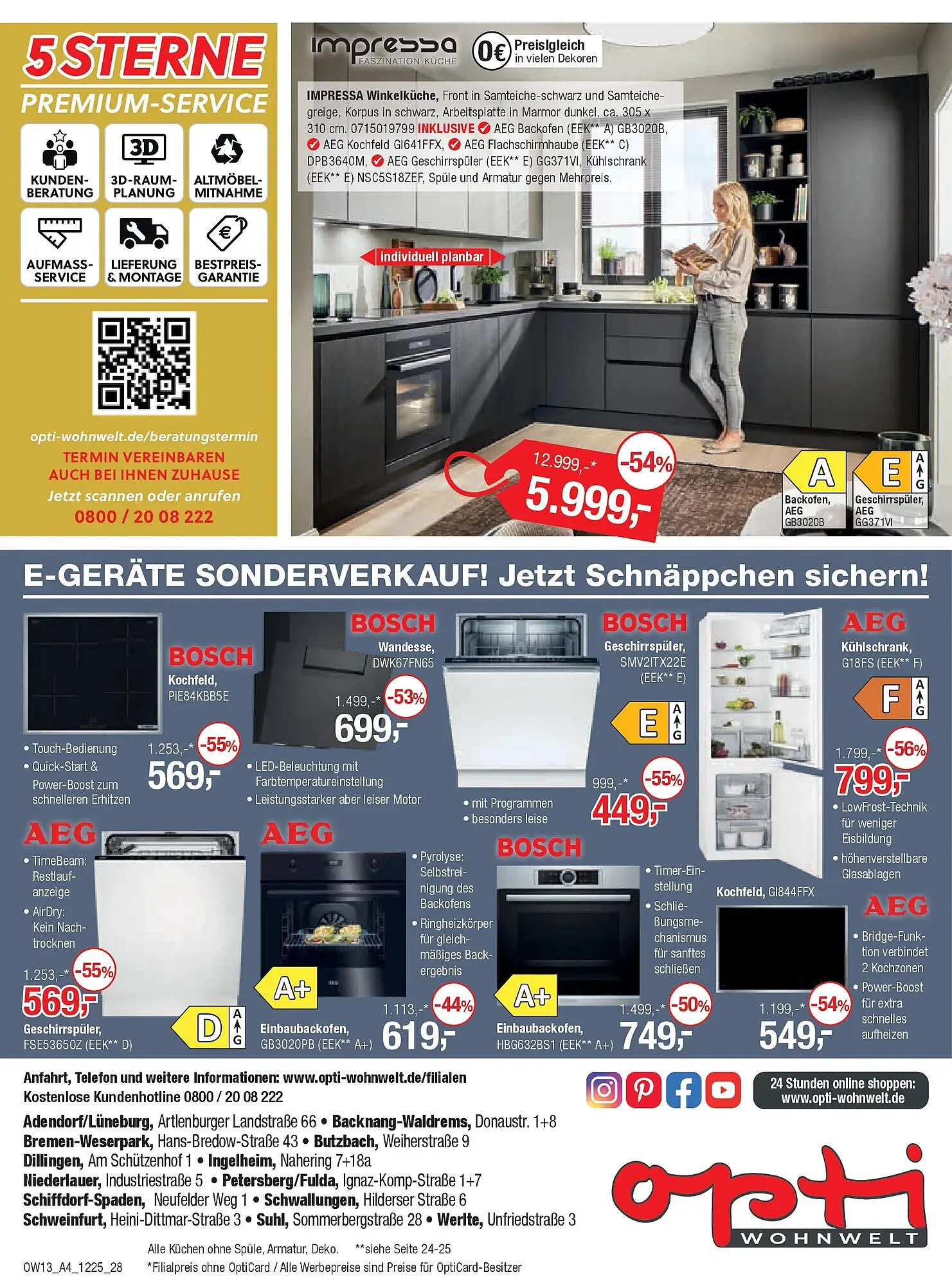 Opti Wohnwelt Prospekt von 18. Dezember bis 10. Januar 2026 - Prospekt seite 28