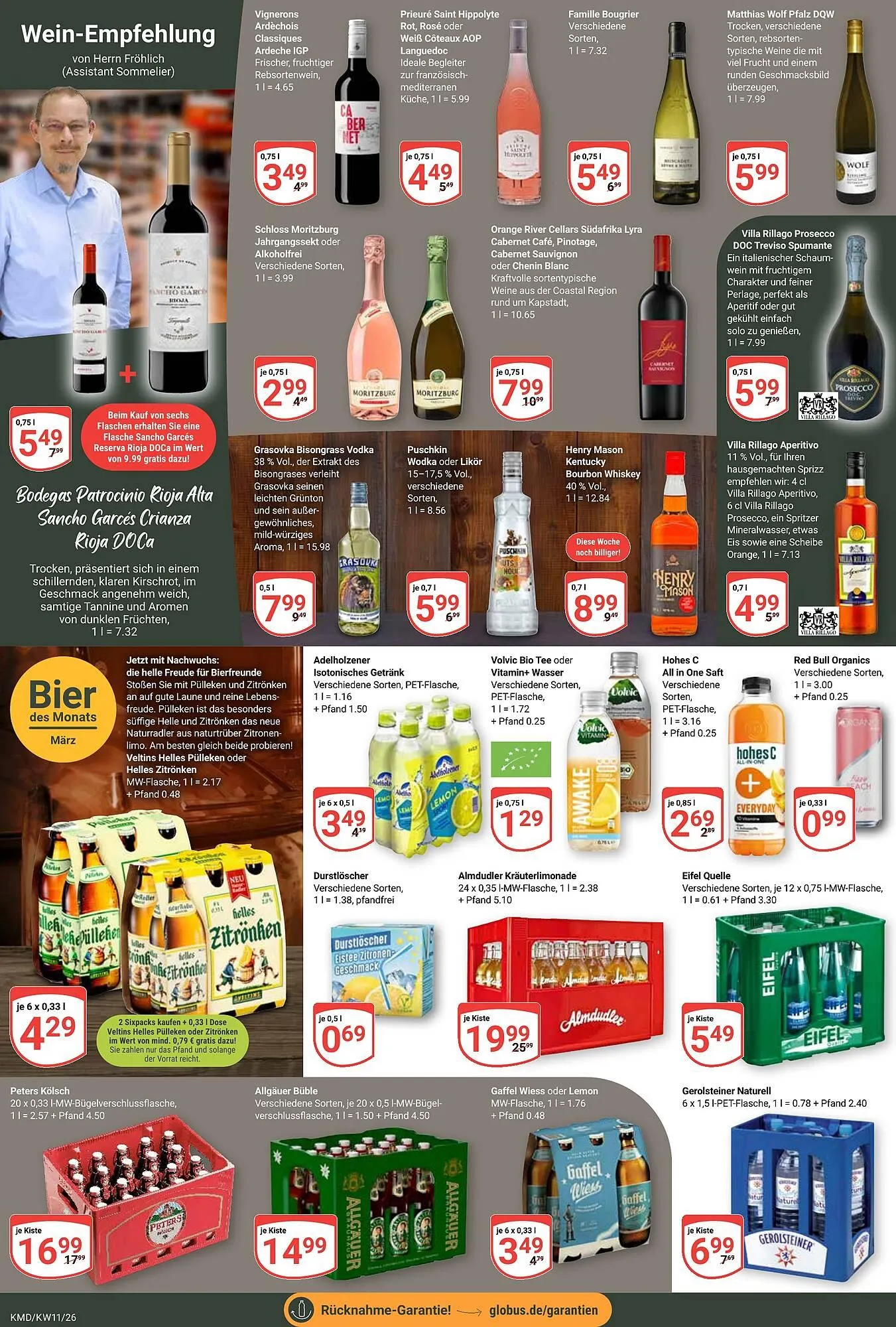 Globus Prospekt von 9. März bis 14. März 2026 - Prospekt seite 16