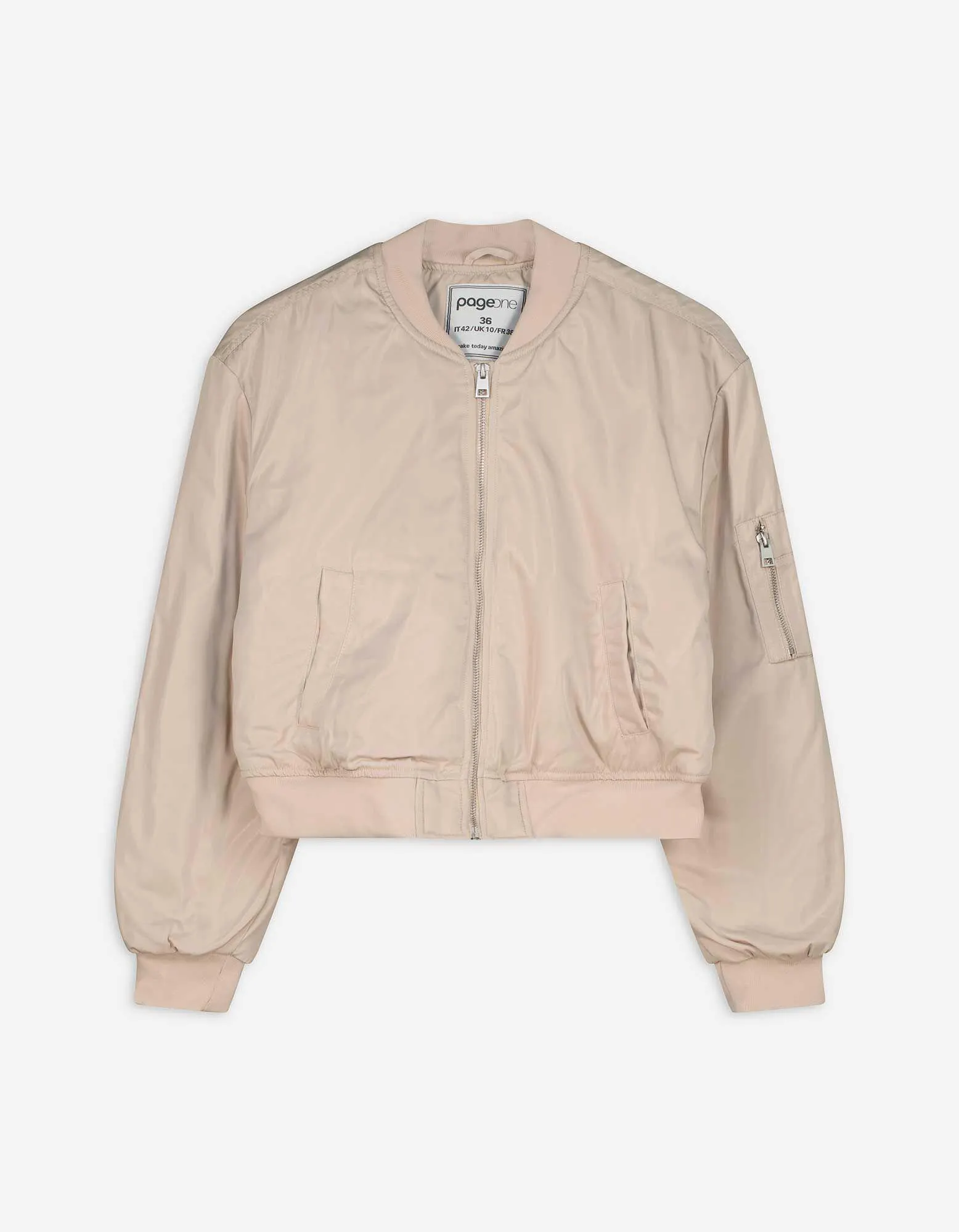 Blouson - Tinta unita - beige
