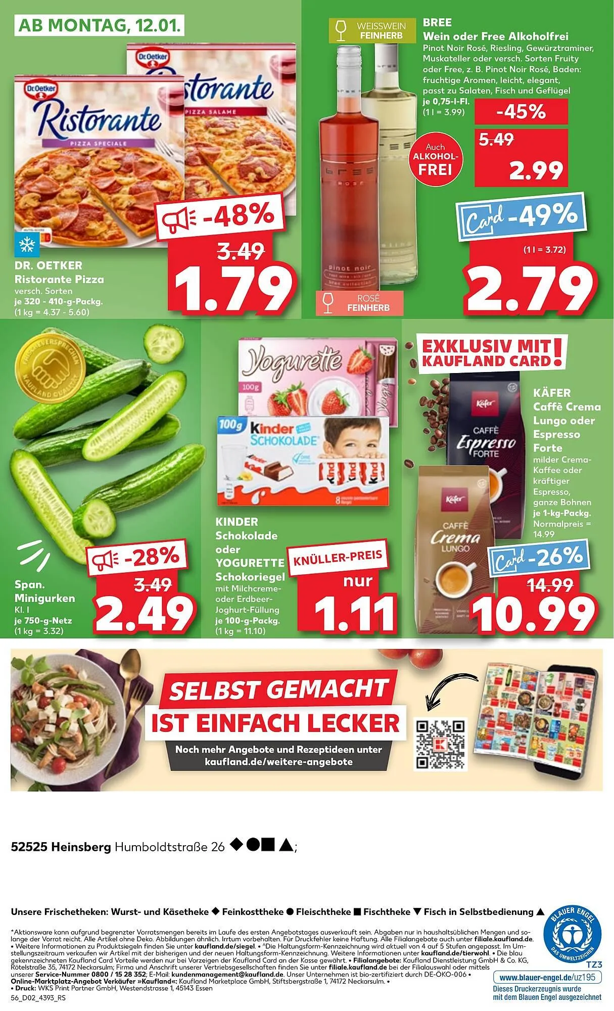Kaufland Prospekt von 8. Januar bis 14. Januar 2026 - Prospekt seite 56